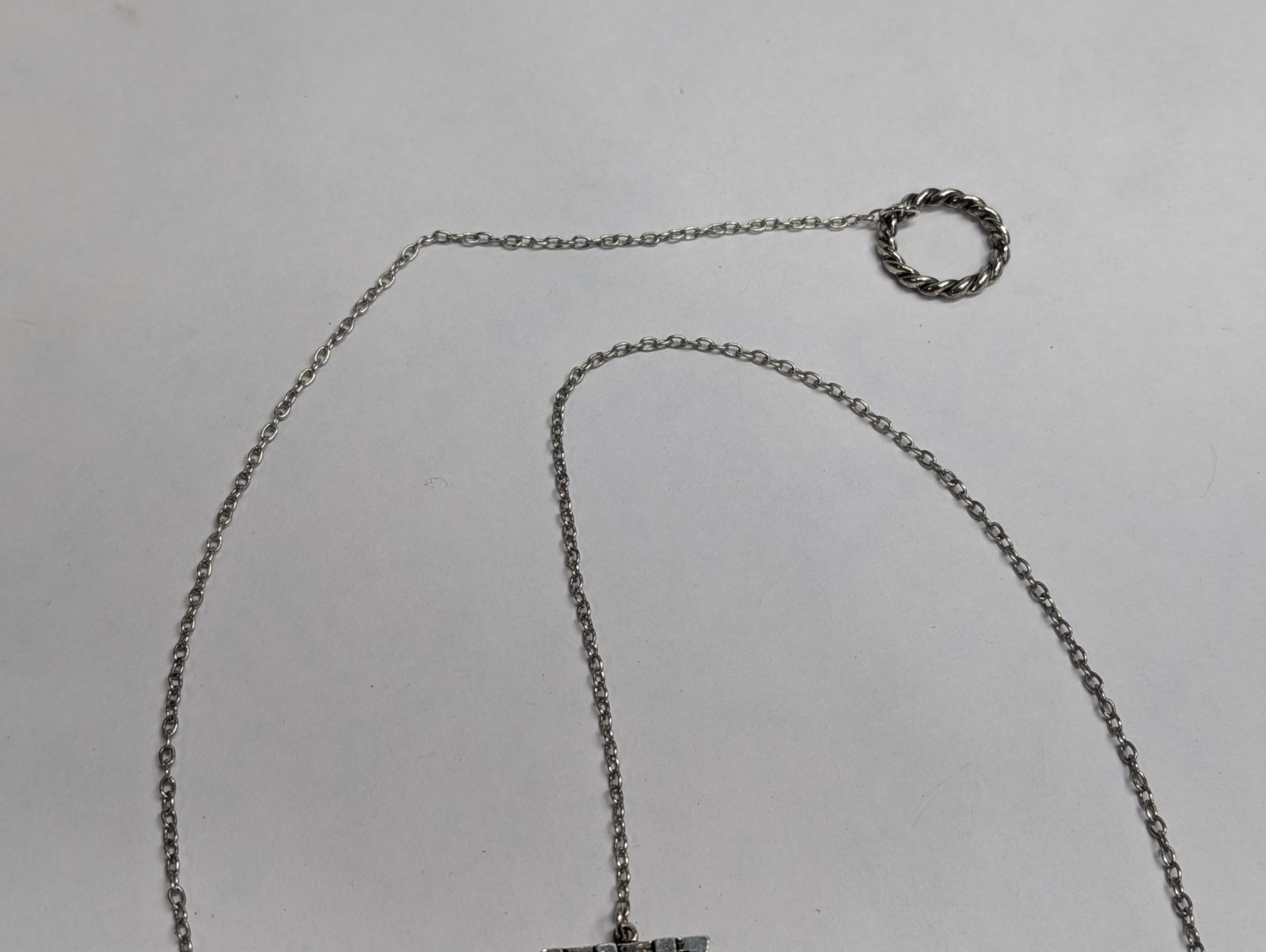 Upside Down Triangle Pendant Choker Necklace Geometric Hipster Chain Charm