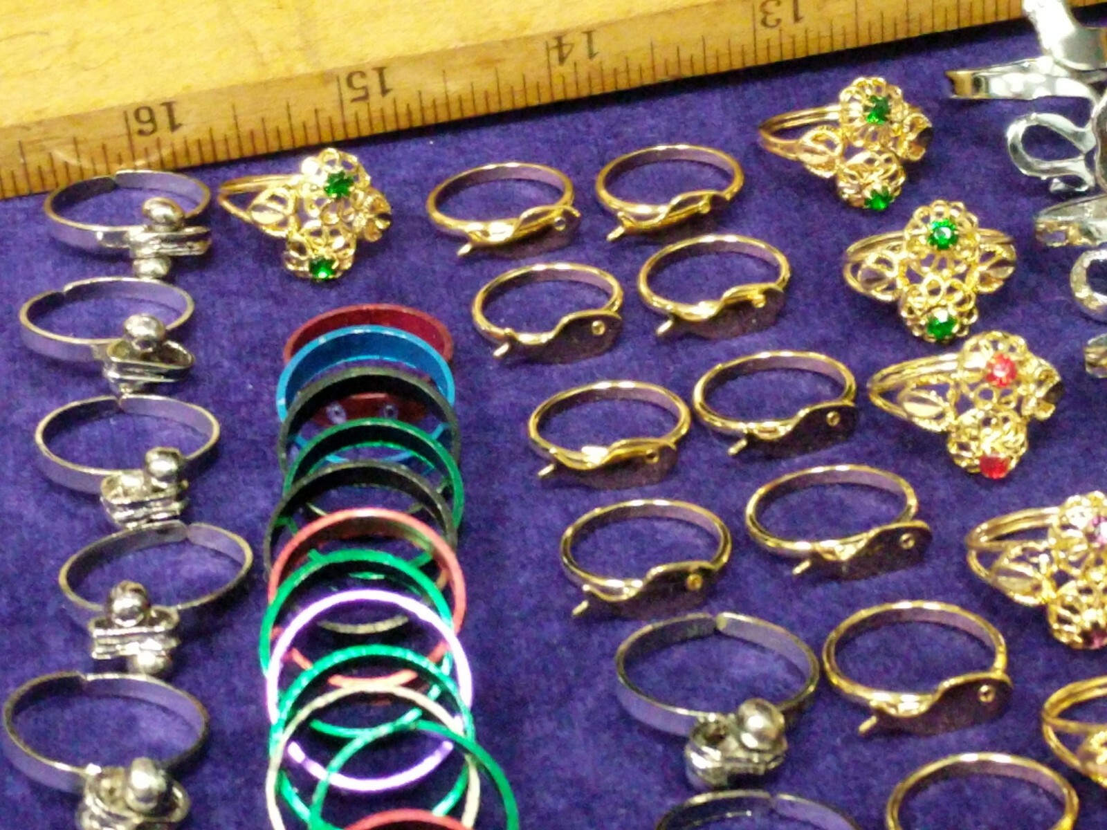 12X Dozen, 1 Gross,144 Pieces Metal Fashion Ring Vintage Costume Fashion Jewelry