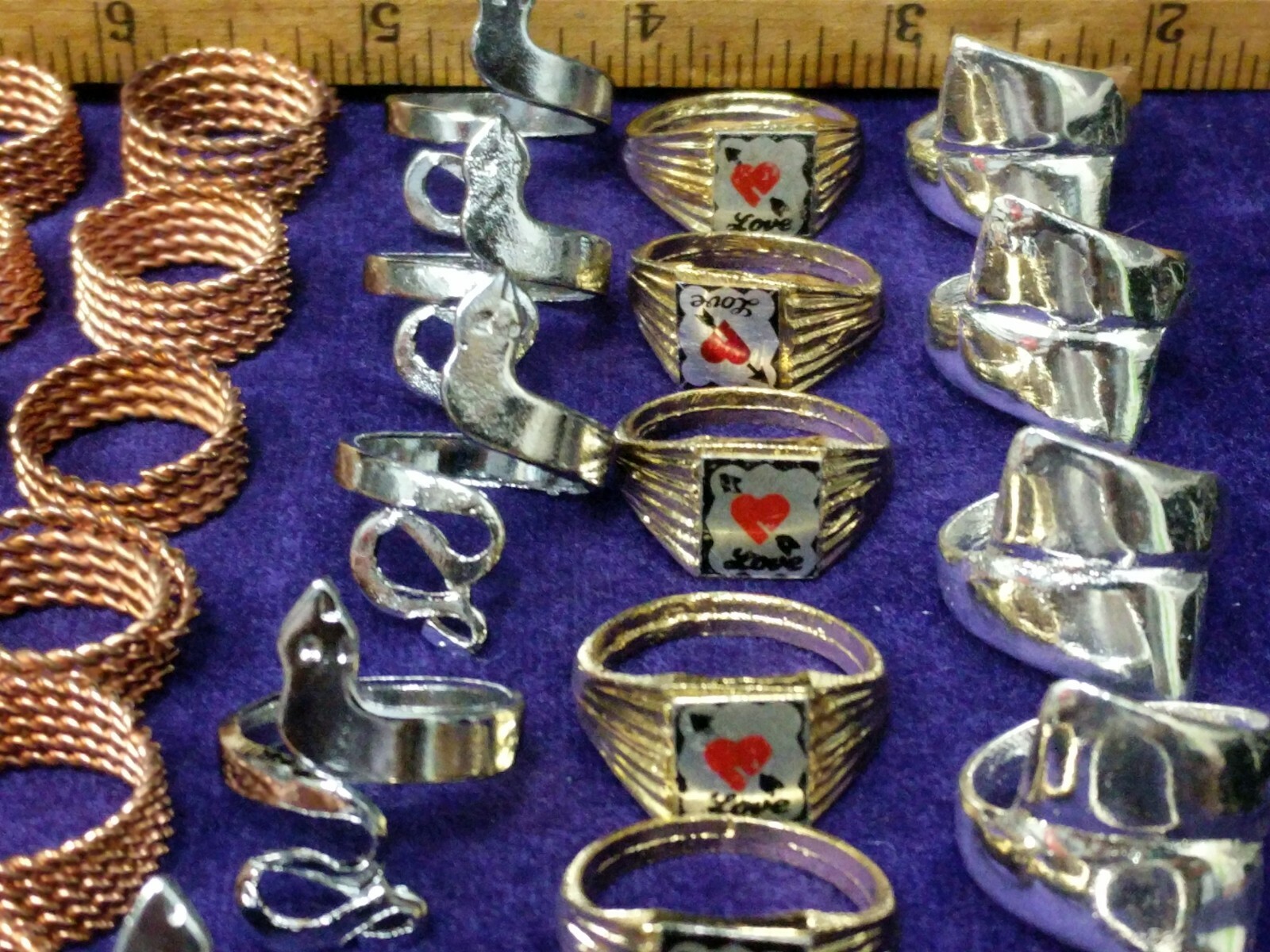 12X Dozen, 1 Gross,144 Pieces Metal Fashion Ring Vintage Costume Fashion Jewelry
