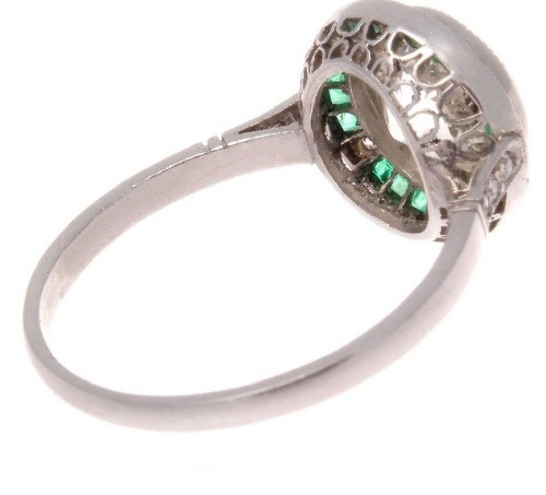 Art Deco Antique 3.40 Ct White Diamond Vintage Wedding Ring 925 Sterling Silver