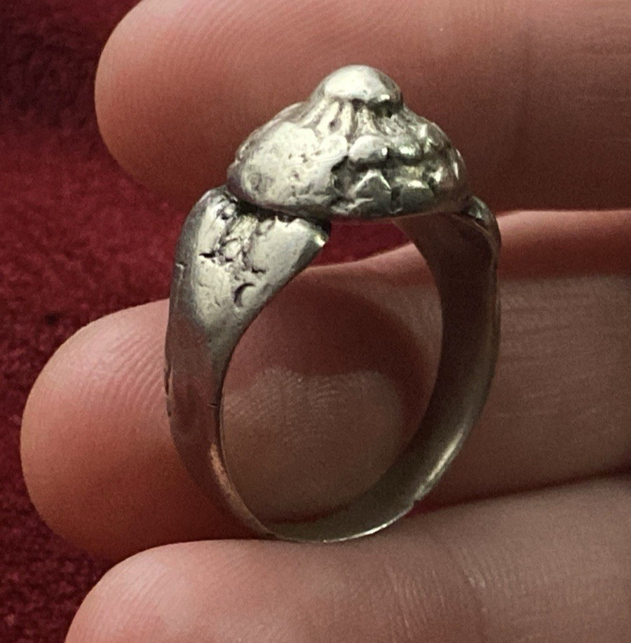 RARE Ancient Byzantine Silver Handmade Ring 189