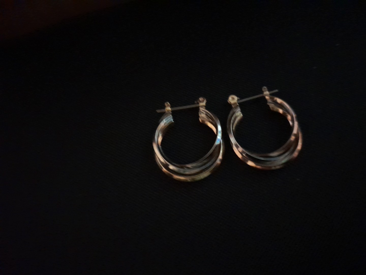 Beautiful Gold And Silver Multi Hoop Vintage Earring Elegance For Any Occasion