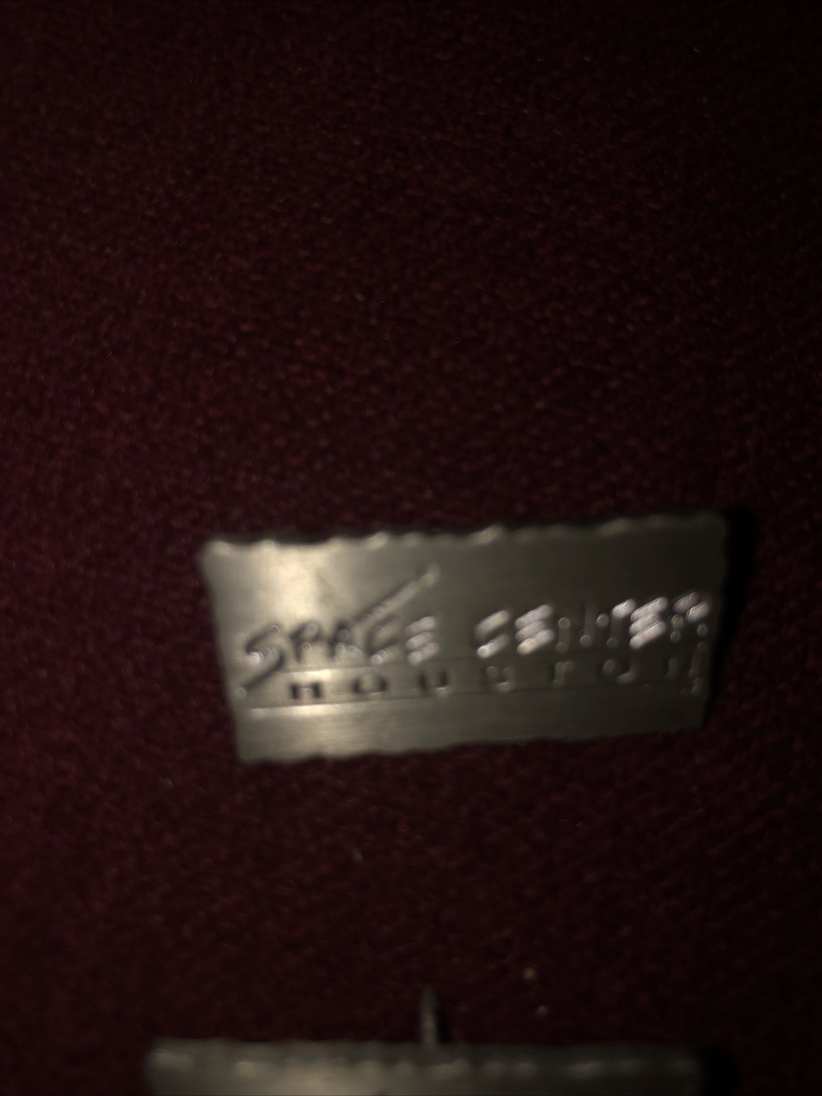 2 Adult Unisex Silver Space Center Houston Pins/Tie Tacs, Worn Once