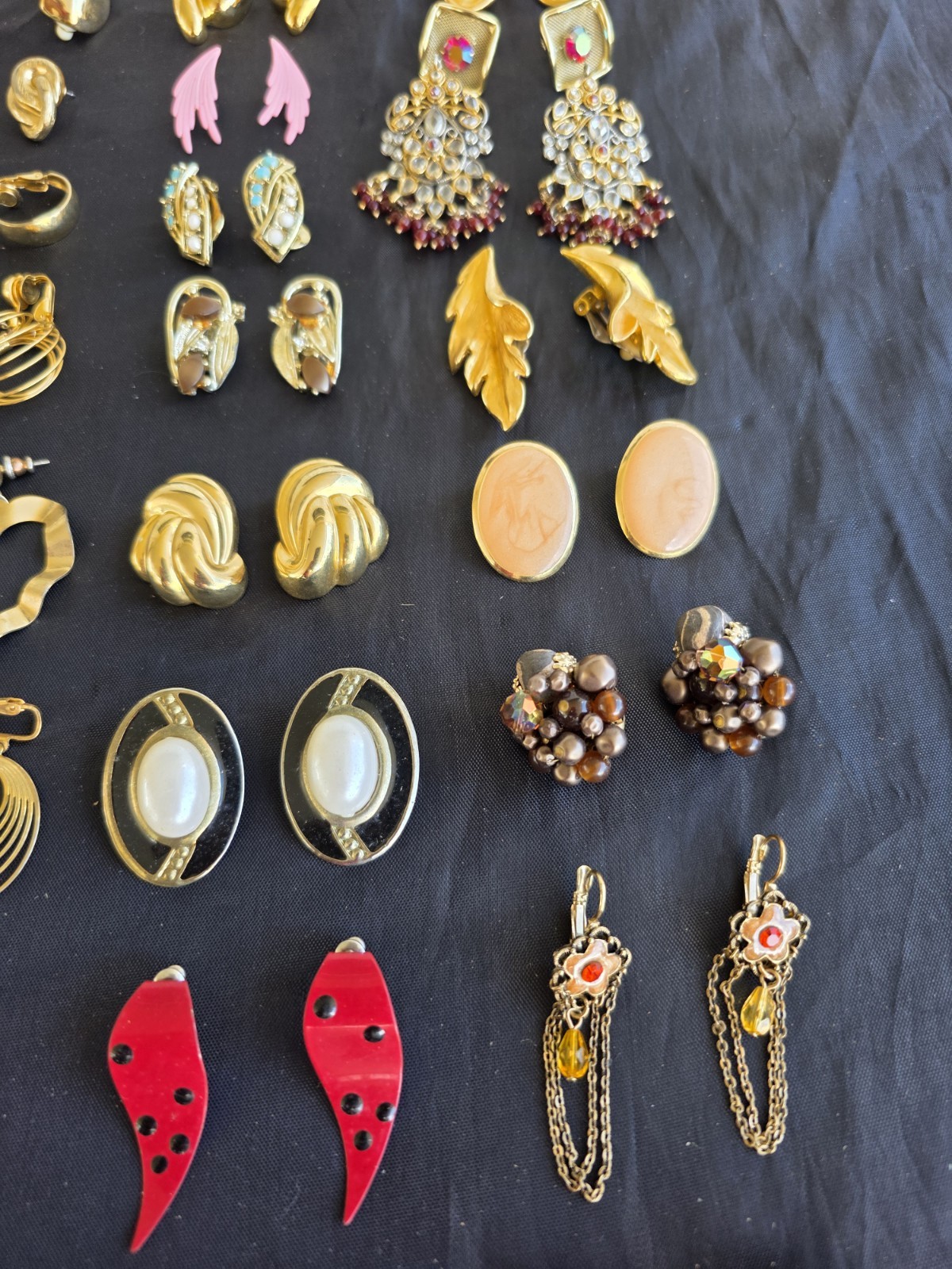 Earrings Lot 60 Pairs All Wearable Vintage Modern Jewelry Lot