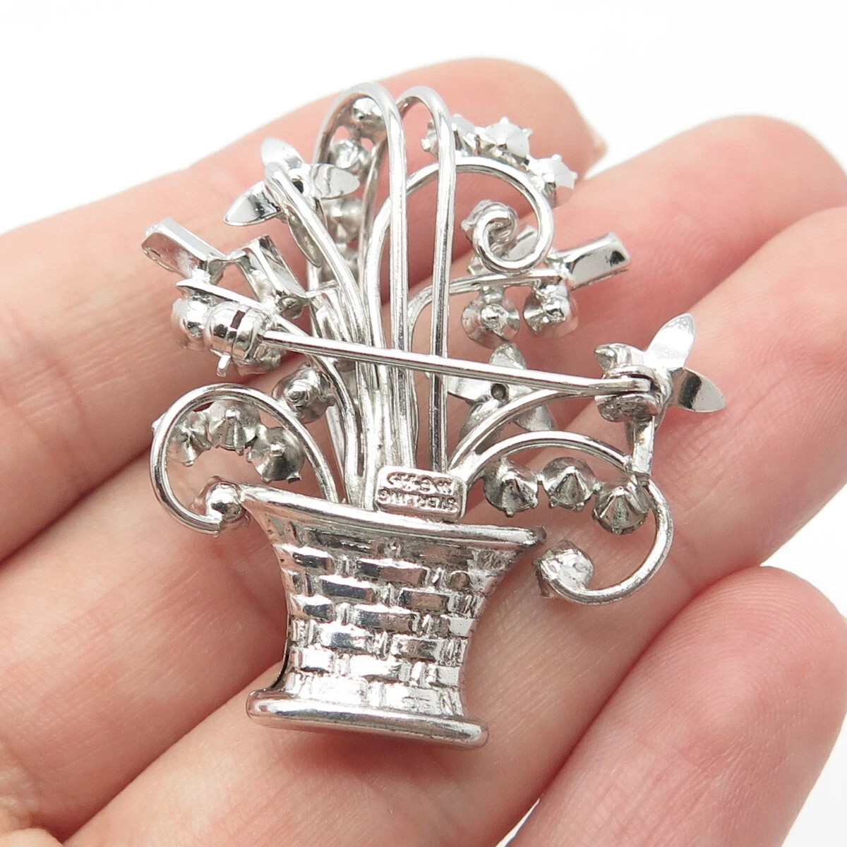 Carl Art sterling Silver Vintage Brooch