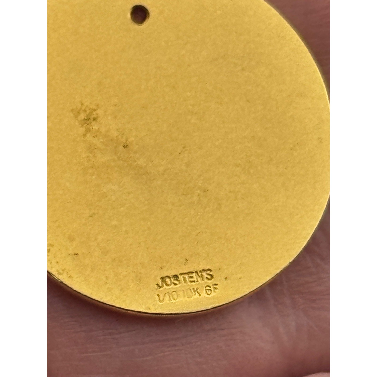 Vintage Greenbrier Military School Gold Filled GF Enamel Pendant Lewisburg WV