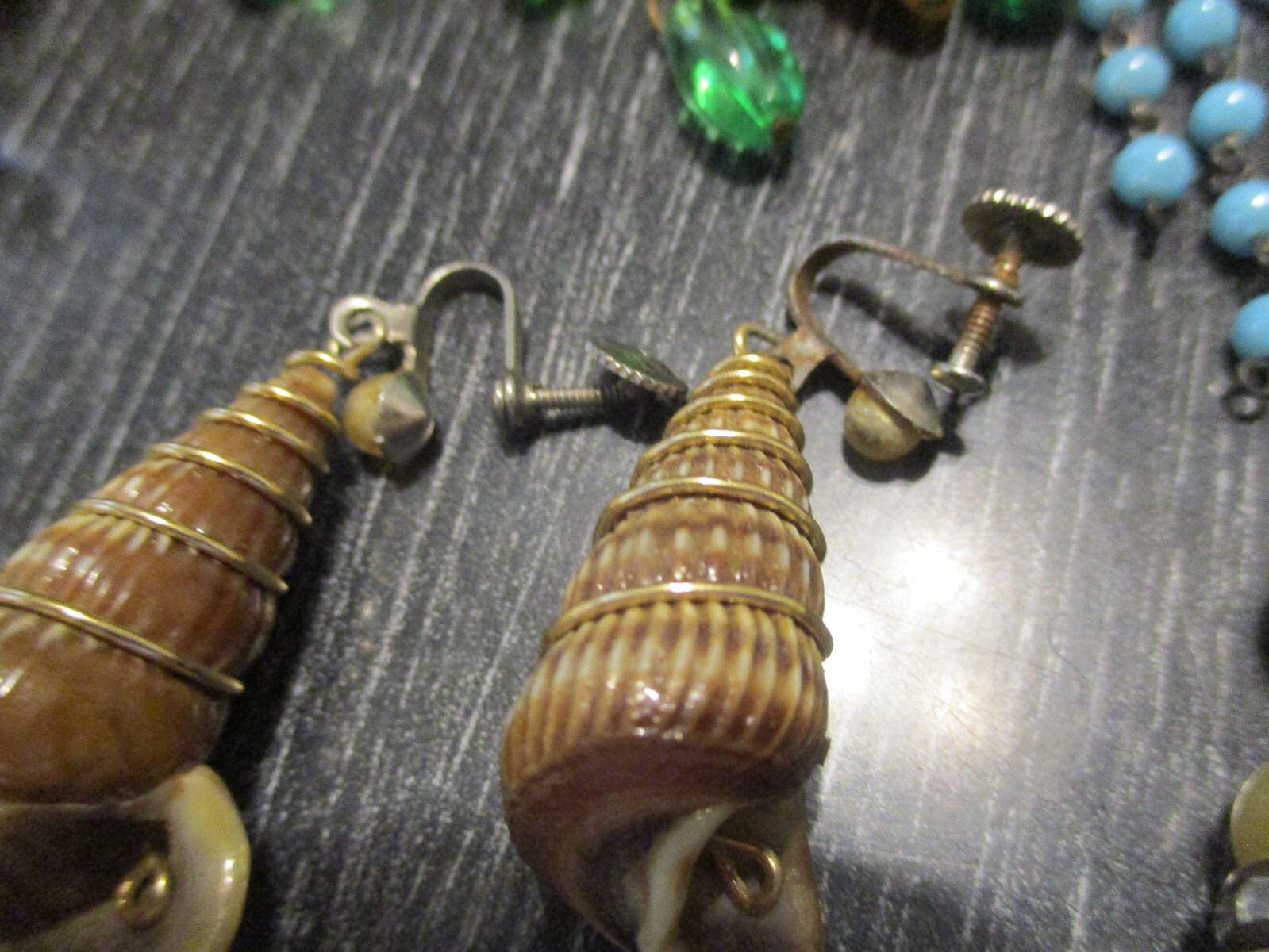 Lot 15 Vtg Estate Assorted Styles Sizes Chandelier Screwback Clip Earrings!46