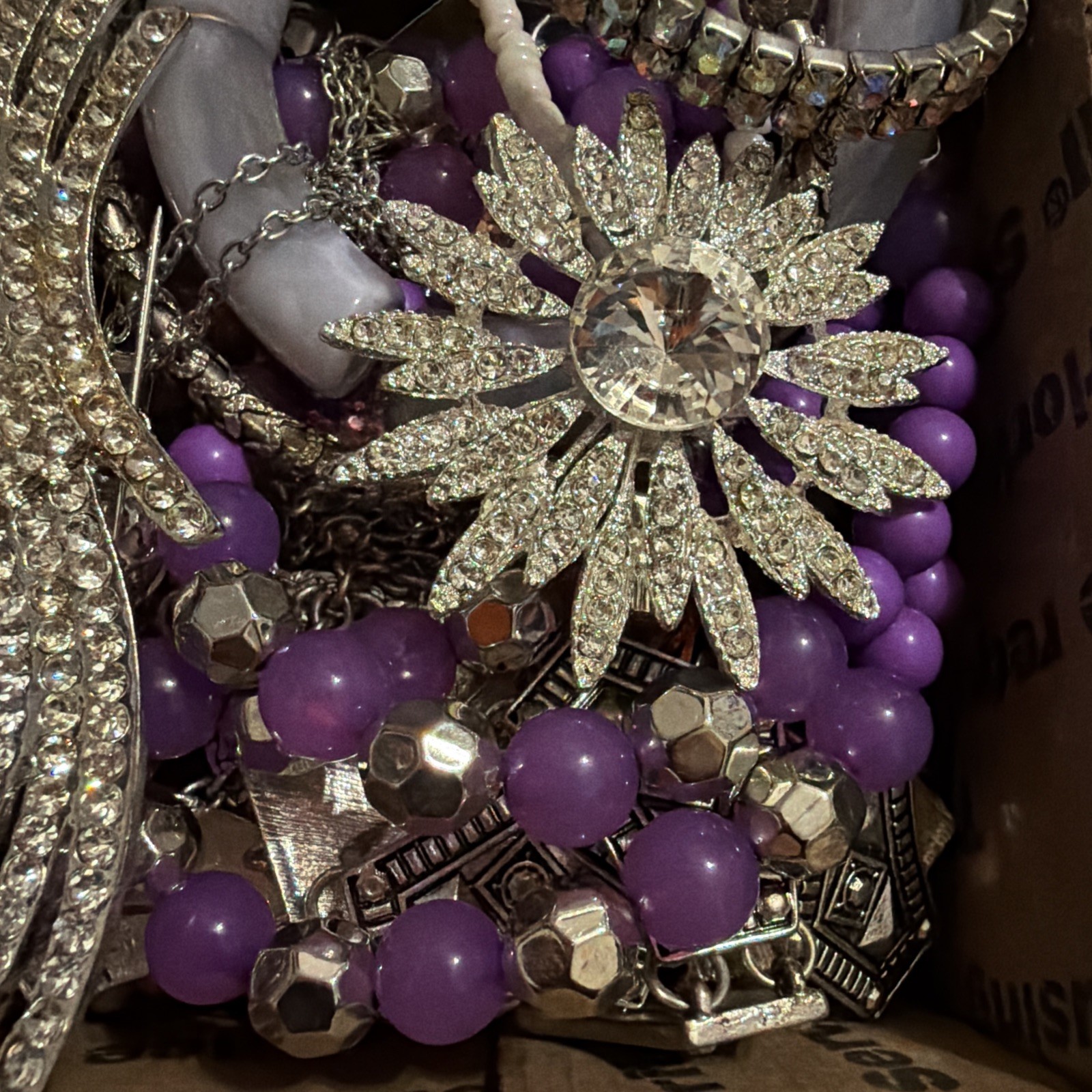 Vintage to Now Jewelry Lot, All Wearable Untested. No Broken. Box A8