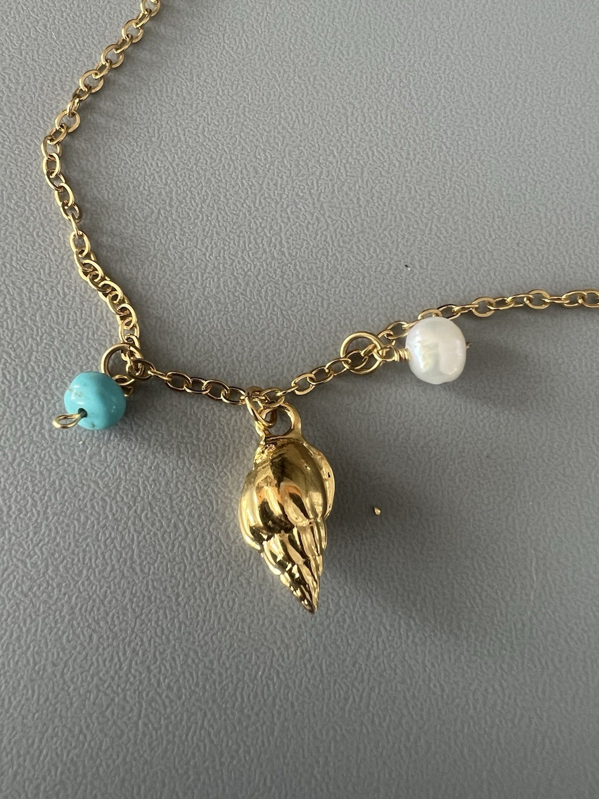 NWT Maramar Fashion Necklace 20in Adjustable 24K Gold Plated Chain & 3 Charm