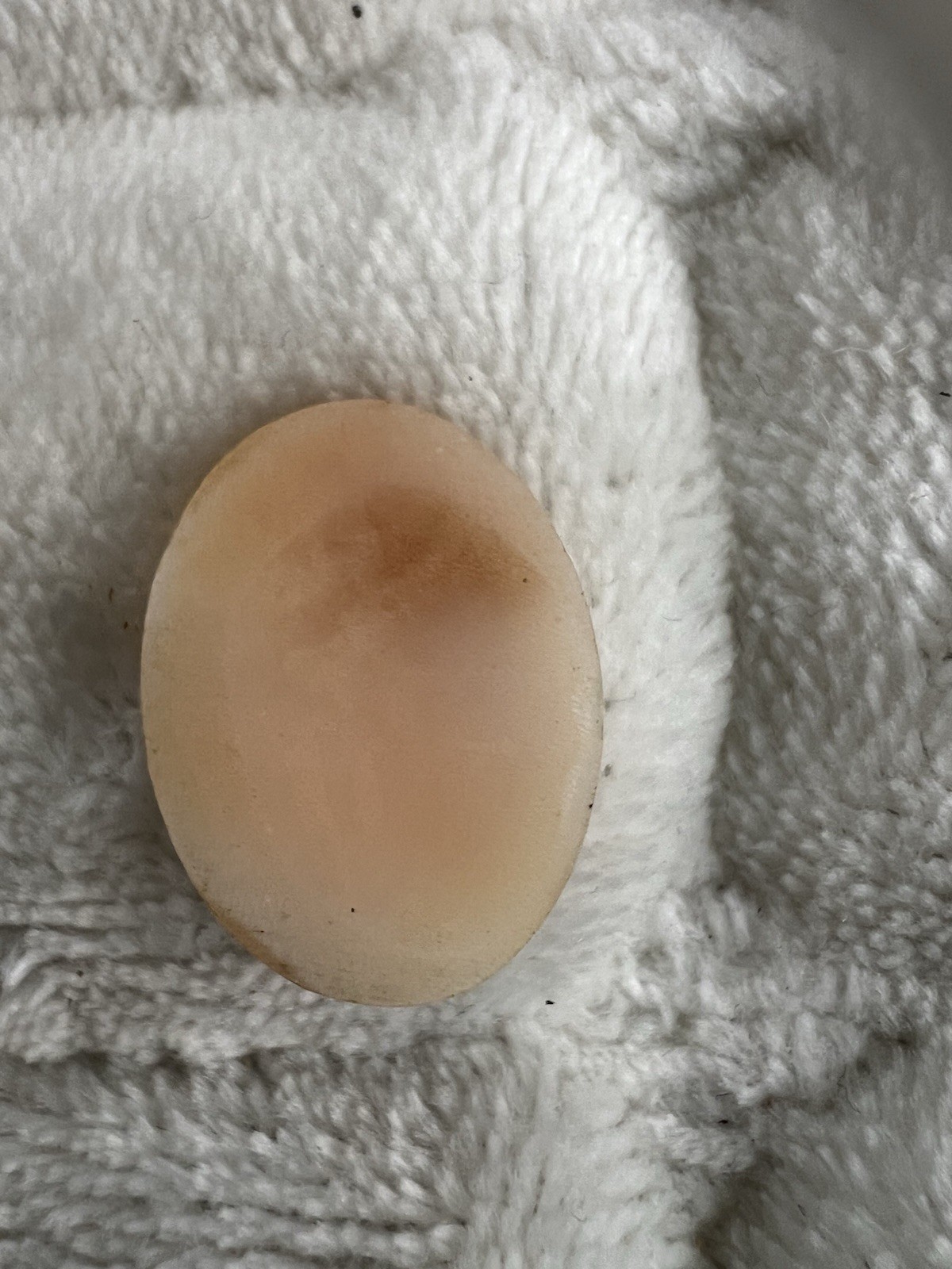 vintage unmounted oval Profile cameo features a hand-carved shell