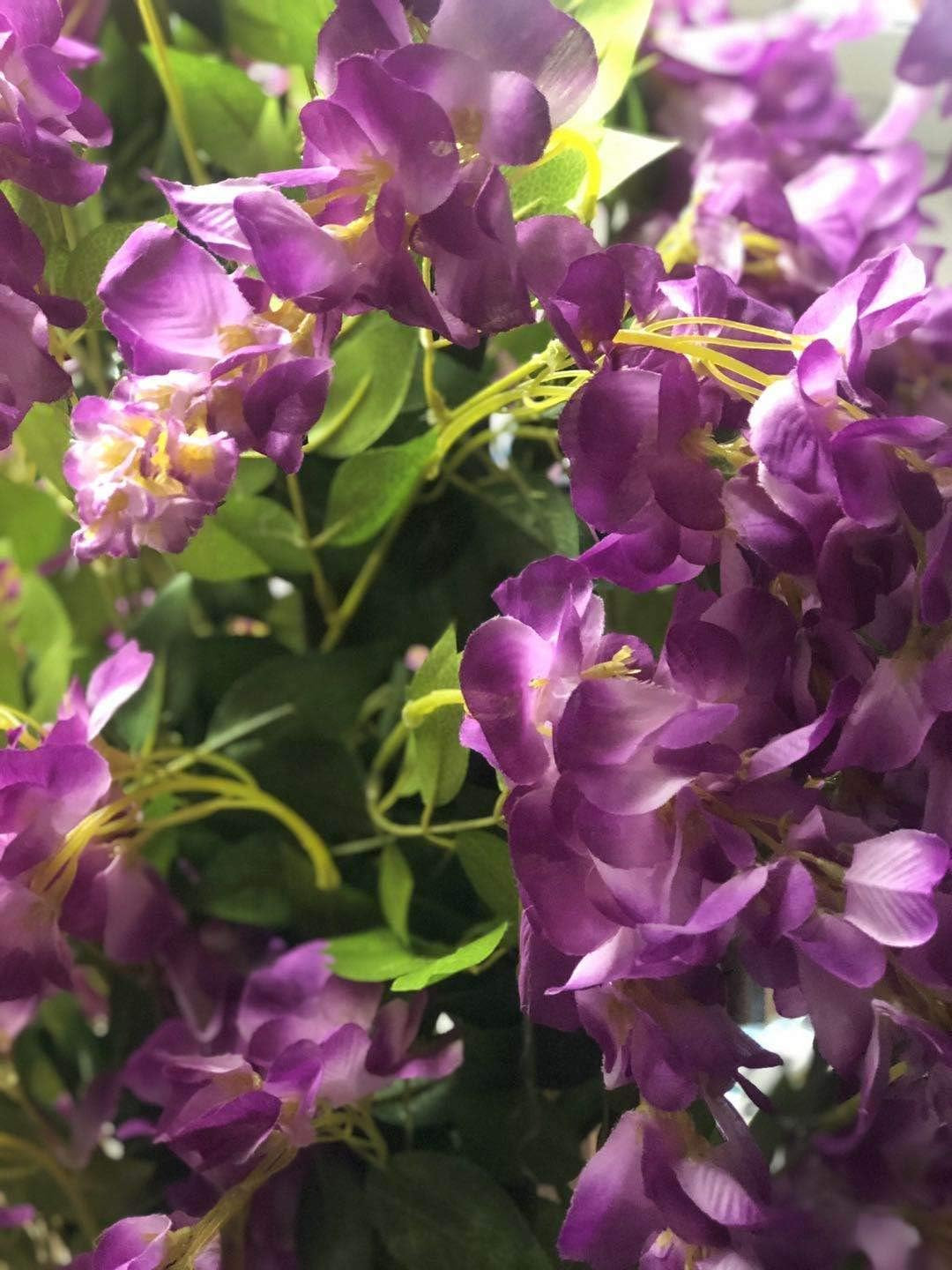 Stunning 5ft Pre-Potted Artificial Wisteria Tree with Realistic Flowers