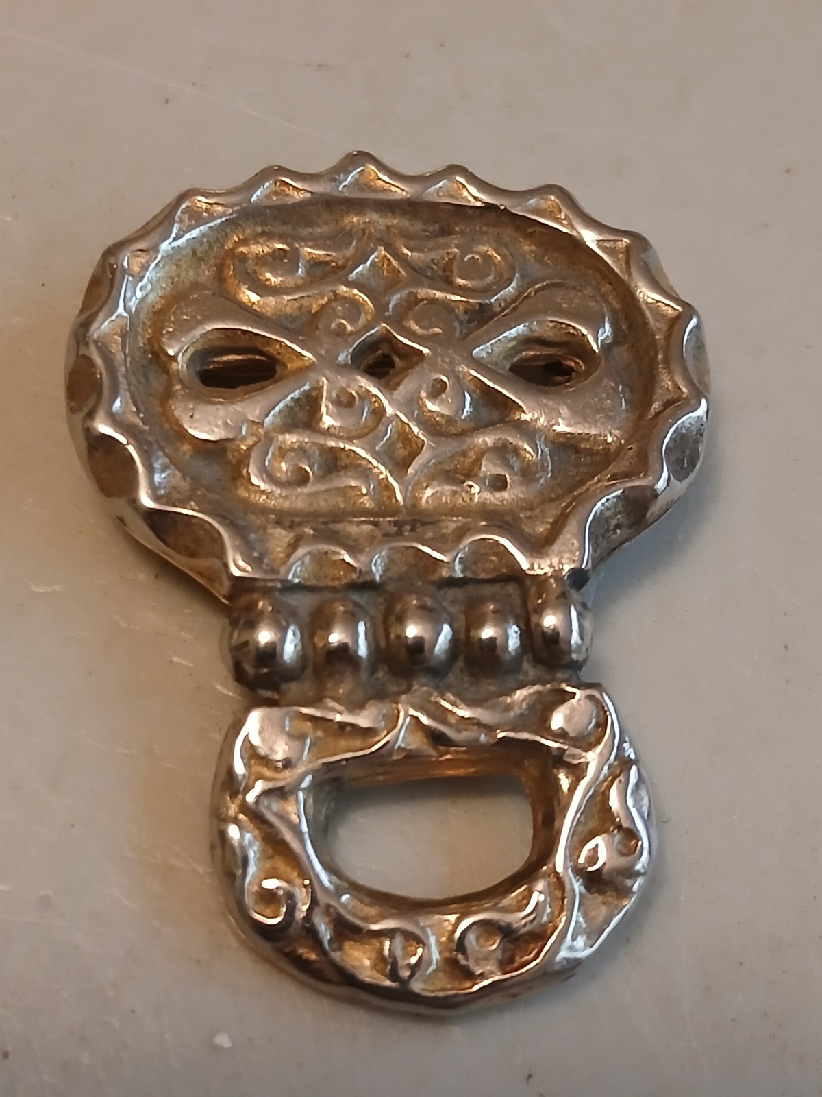 Vintage METROPOLITAN MUSEUM OF ART MMA AVAR REPRODUCTION BELT BUCKLE BROOCH