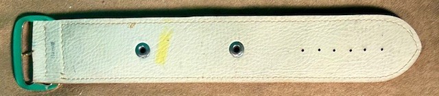 Vintage – Kelly Green Vinyl Watchband – 70’s