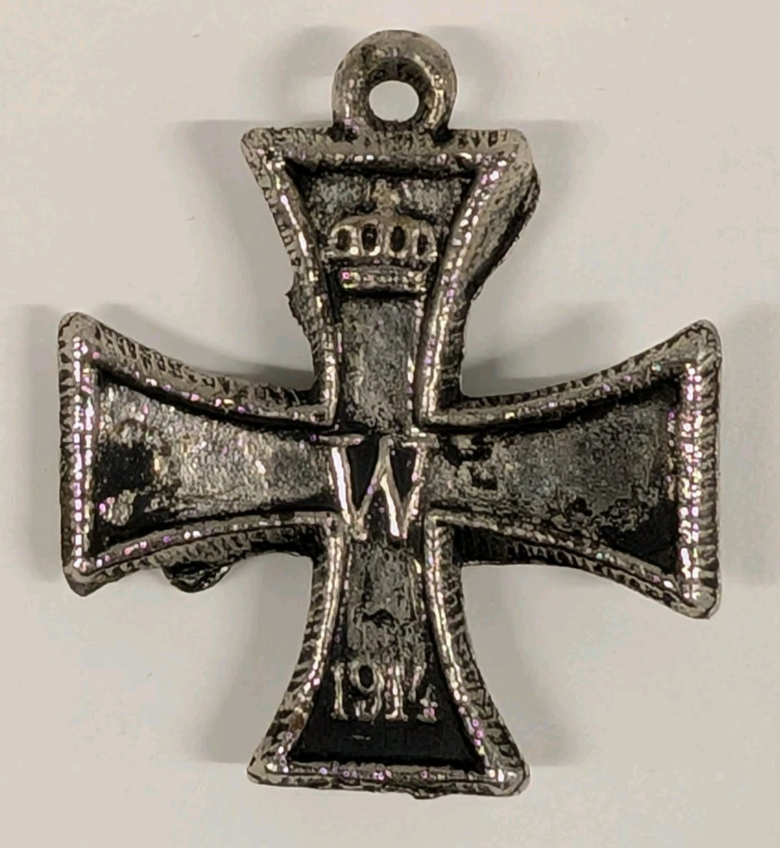 Vintage 1960s Ed “Big Daddy” Roth Surfer Maltese Iron Cross Pendant
