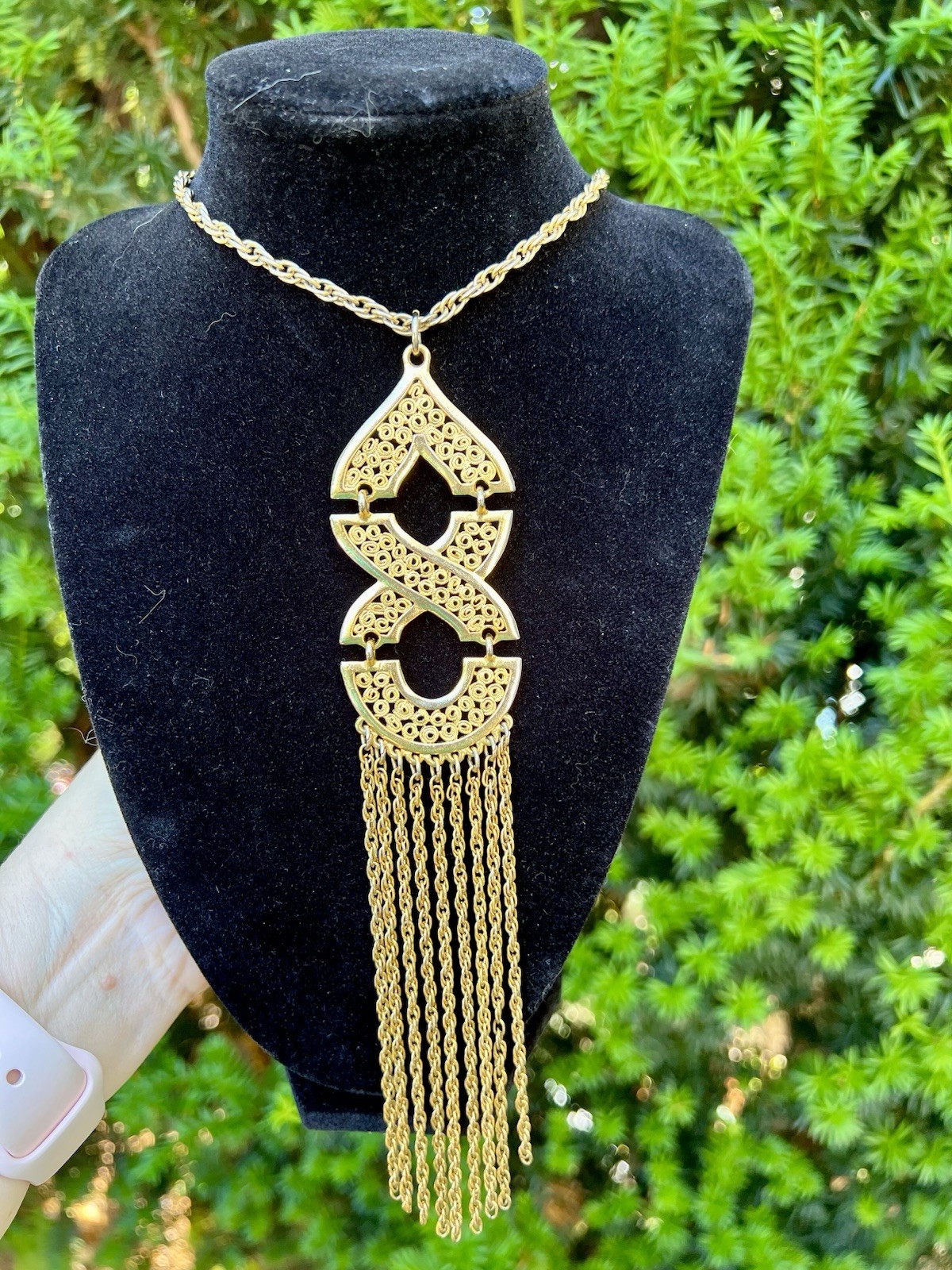Vintage Gold Black Jewelry Lot —Damascene, Trifari, Sarah Coventry, Monet, More