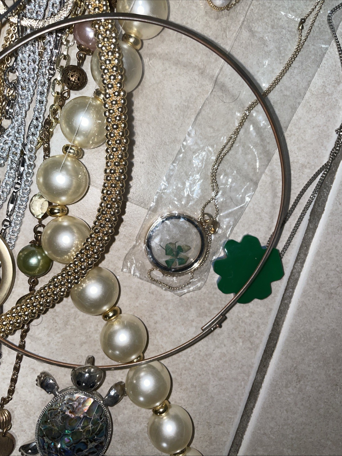 vintage necklace lot See Pictures
