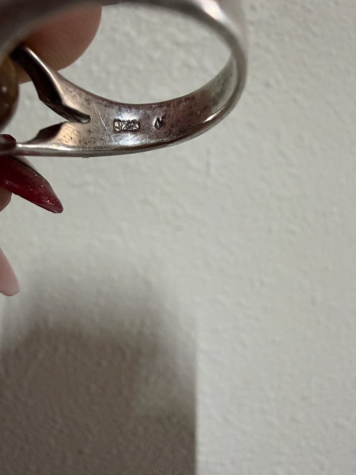 Vintage 925 Mexican Silver Tiger’s Eye Ring – Size 10