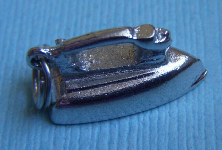 Vintage iron sterling charm