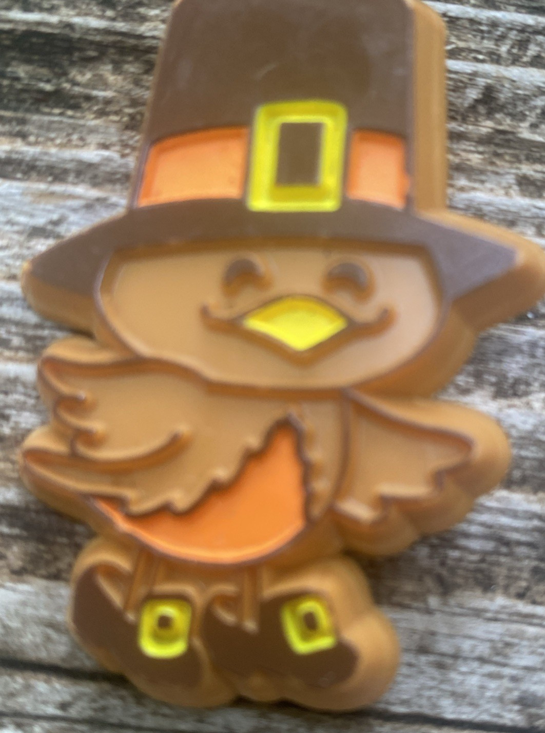 Hallmark Brooches Pins Halloween Witch Pilgrim Bird Fall Squirrel Lot of 3 Vtg