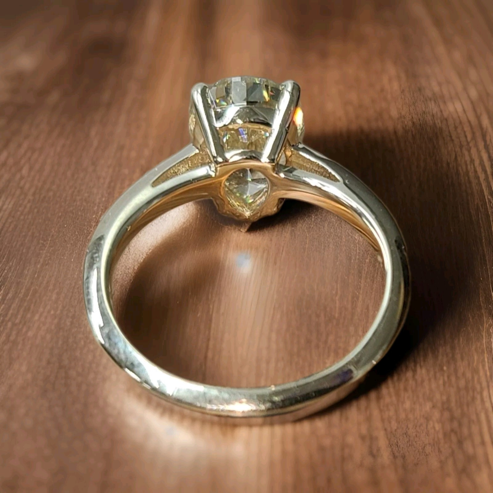 14k Yellow Gold Engagement Ring 3.51CT. Natural Pear cut Yellow Diamond GIA Cert