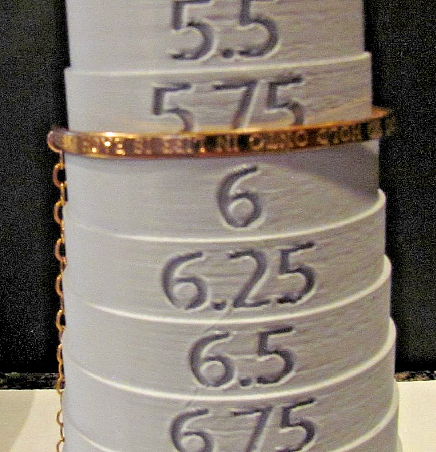 VTG Childs 14K 1/20 GF bracelet “The best thing to hold onto is each other”5.75”