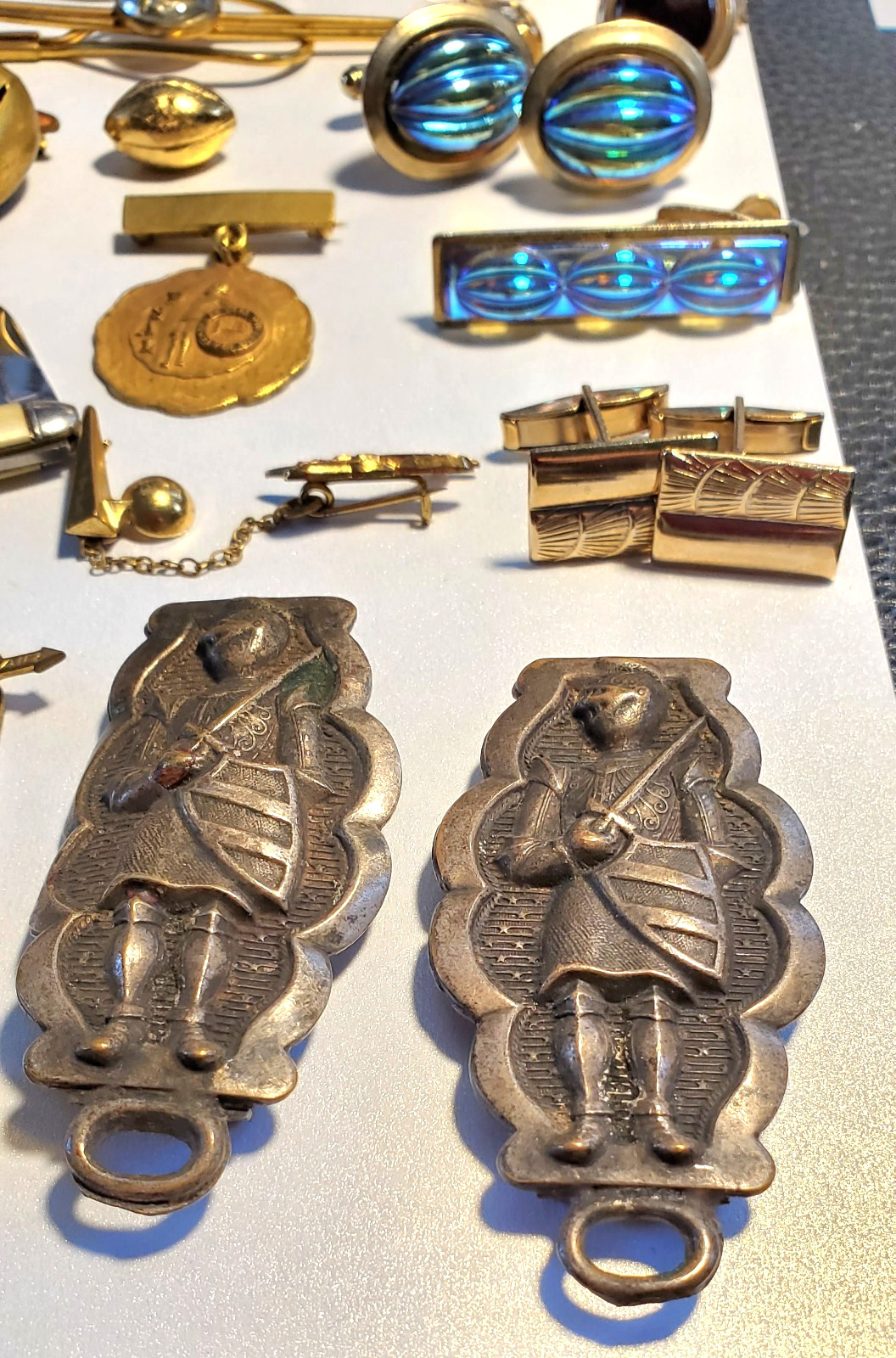 Antique, Vintage Mens Jewelry, Collectibles, Accessories Lot, Over 50 Pieces!