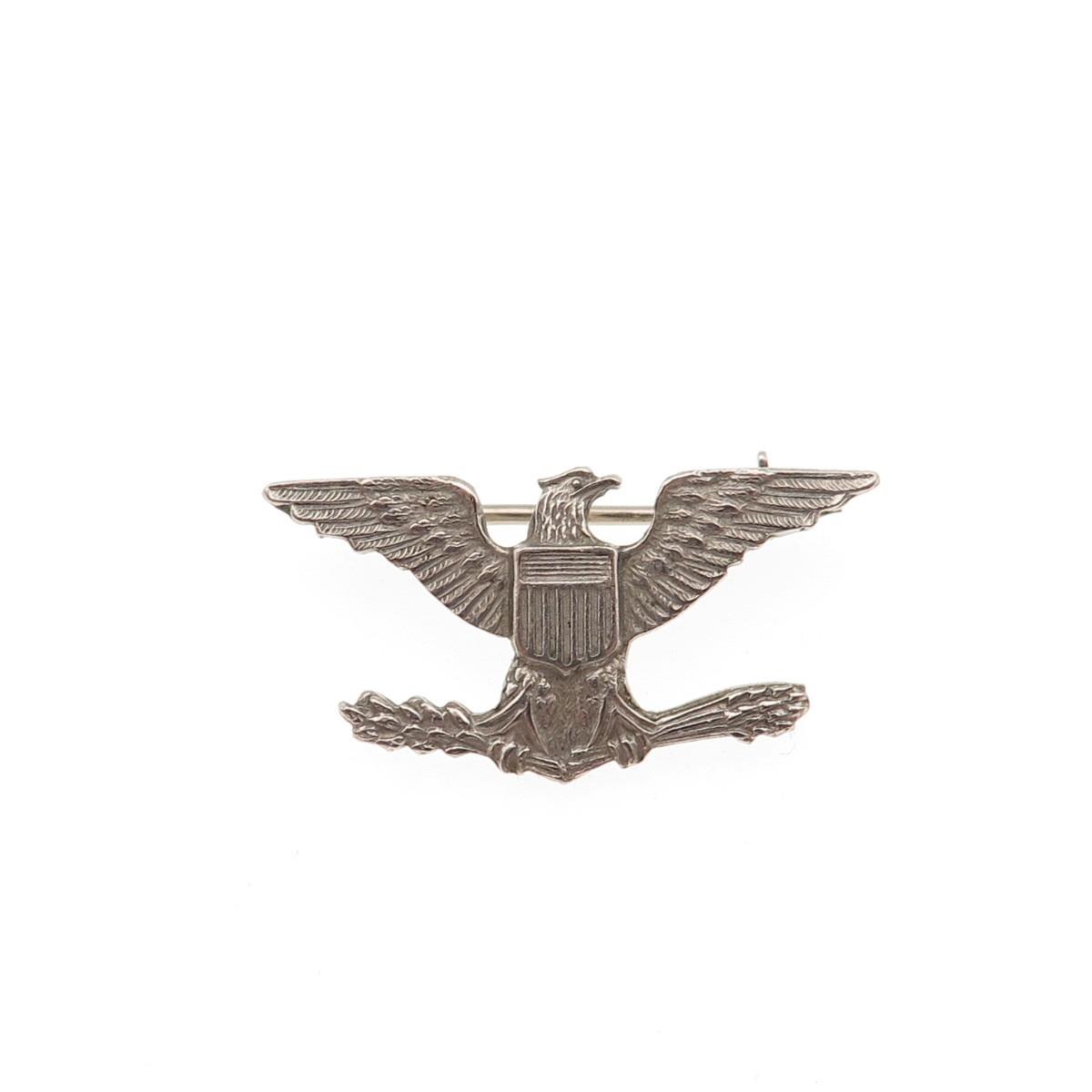 Meyer 925 Sterling Silver Antique WWII US Army Air Force Colonel Pin Brooch