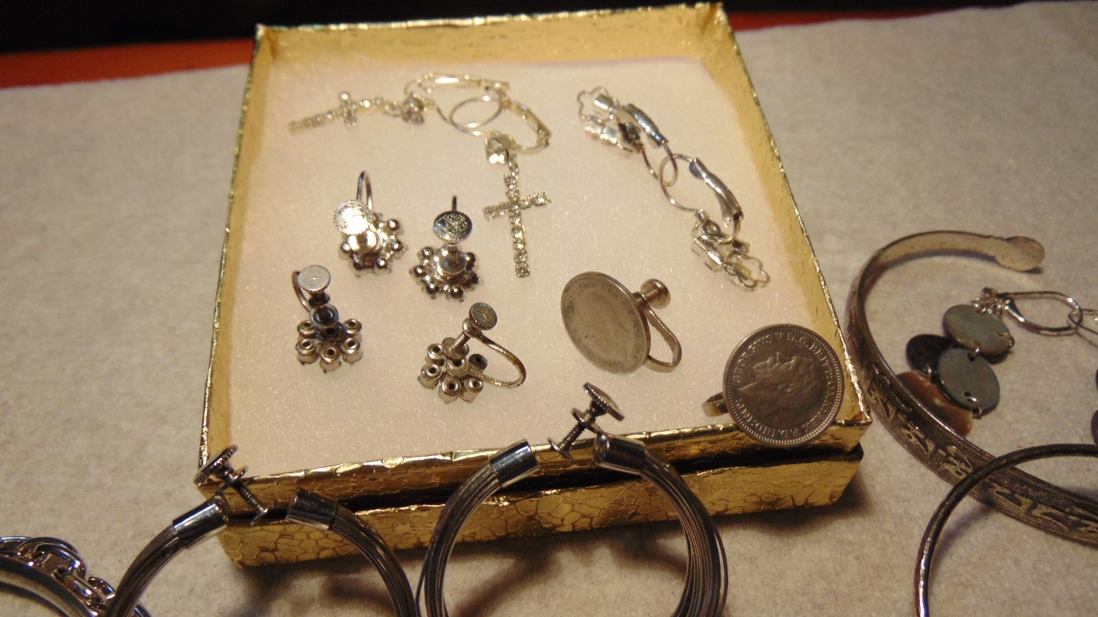 Vintage, Junk Drawers, Costume Jewelry Lot, All Wearable No Missing Stones