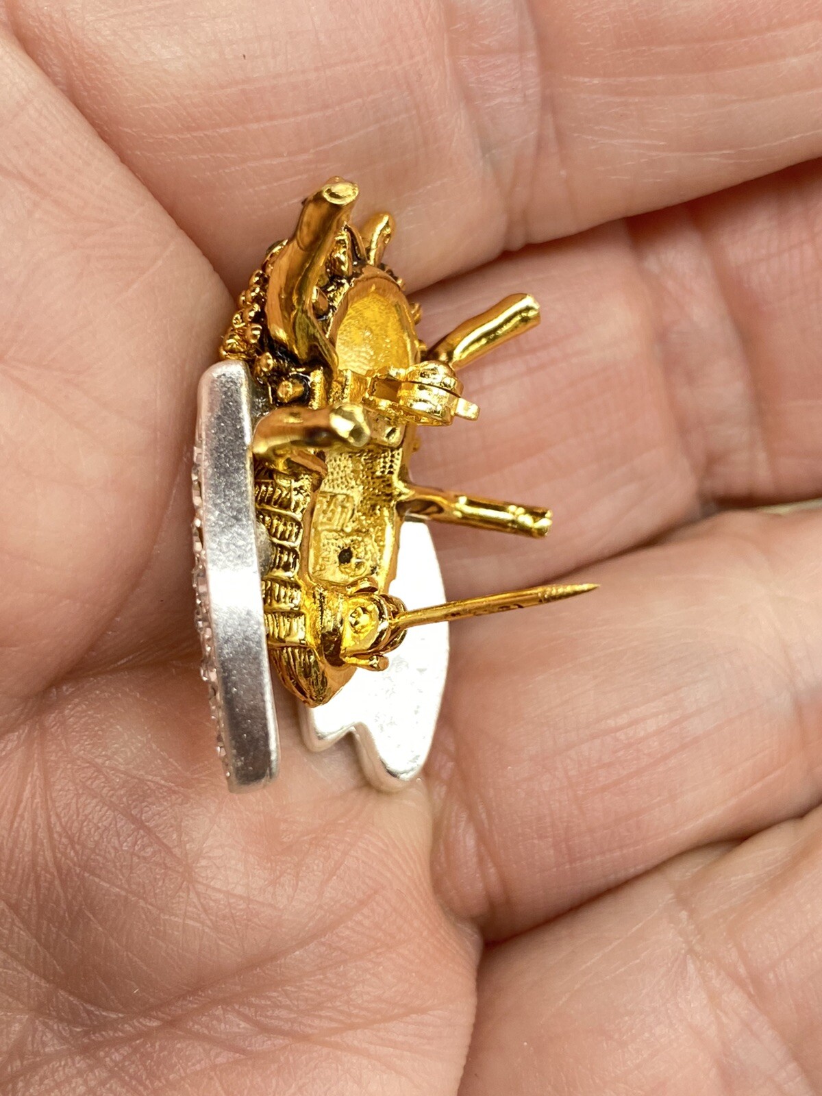 I Am Edgar Berebi Miracle Bee Brooch Pin My Archives Vintage beekeeper gift