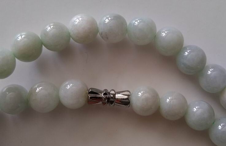 Jade AAA necklace 68 pieces 6 mm beads 20 inch long new and quality jade jewelry