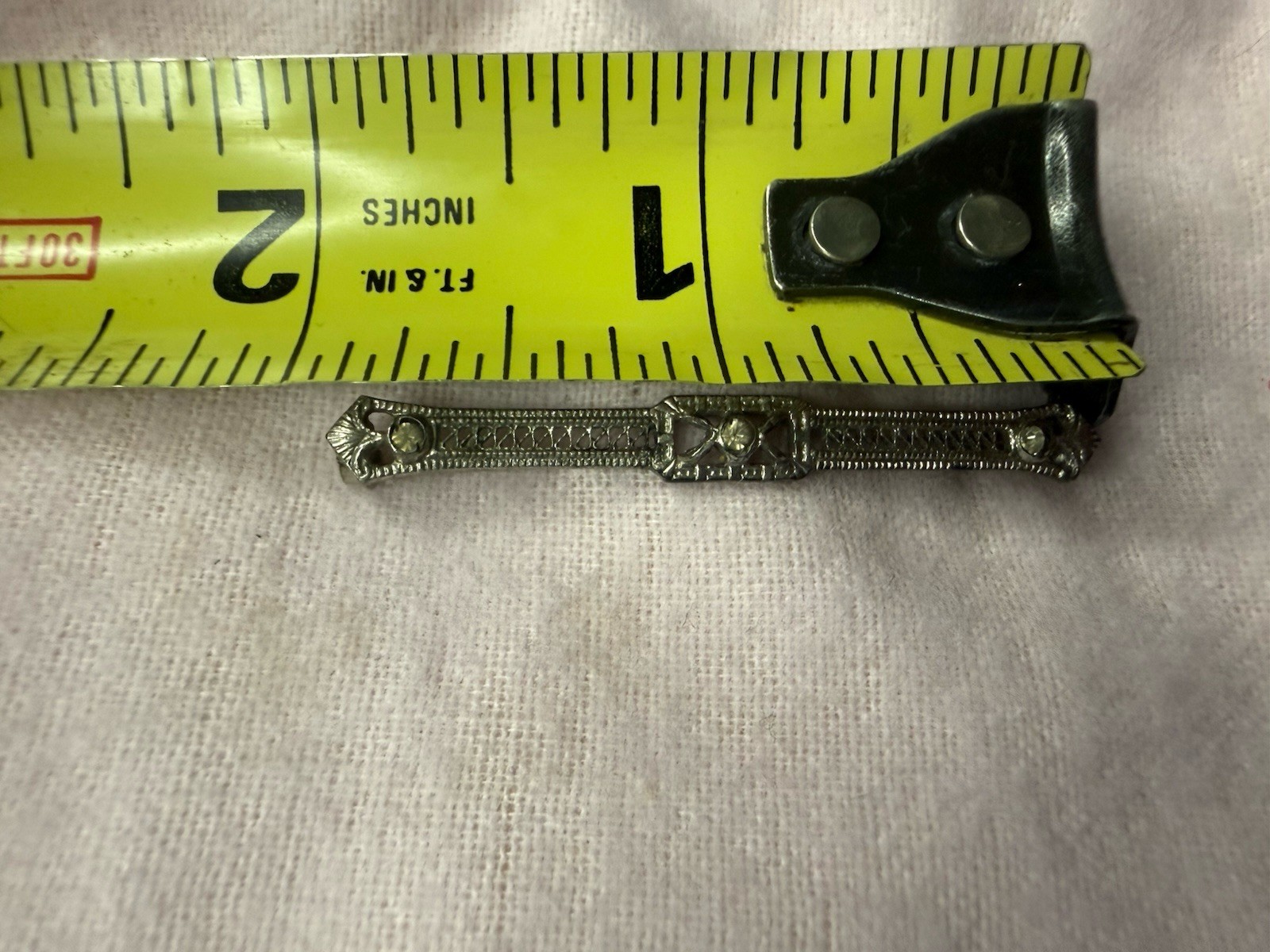 Lot (3) Vintage Gold And Silver Tone Bar Pins