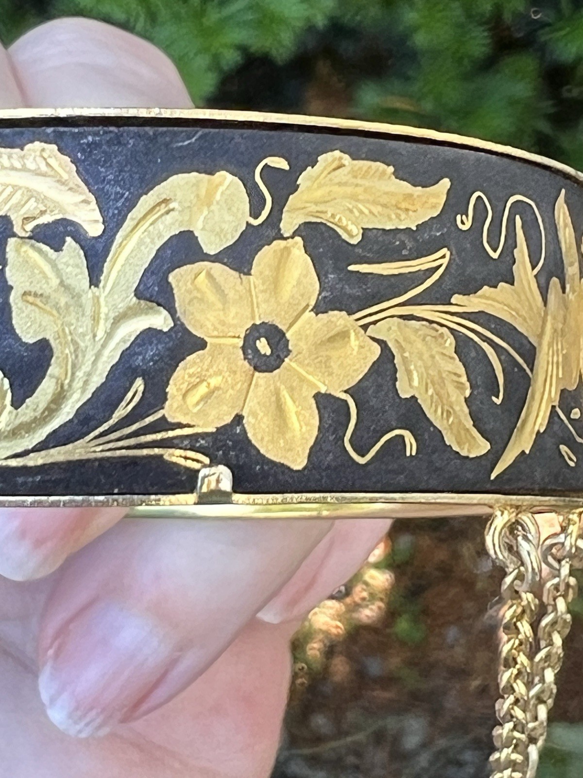 Vintage Gold Black Jewelry Lot —Damascene, Trifari, Sarah Coventry, Monet, More
