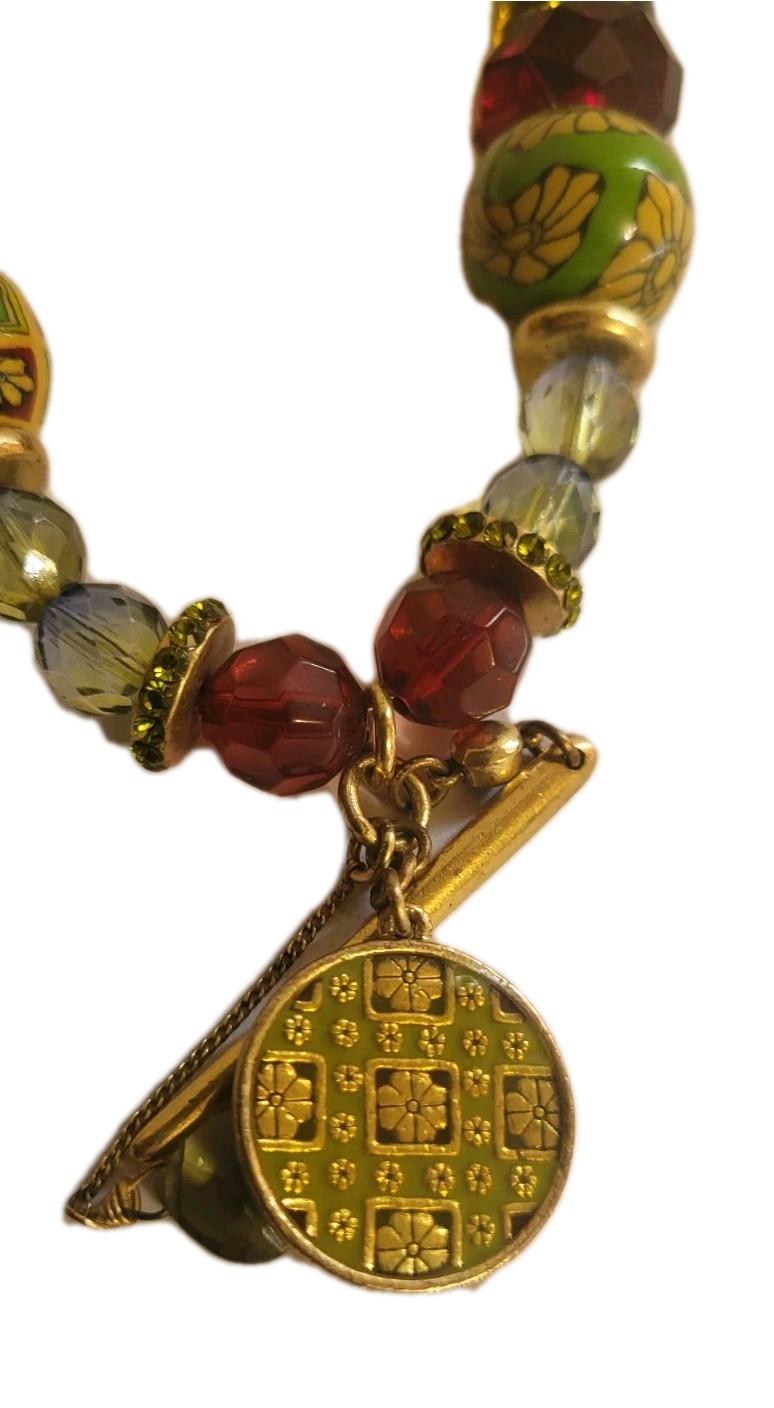 PILGRIM DANISH DESIGN Beaded Necklace Colorful