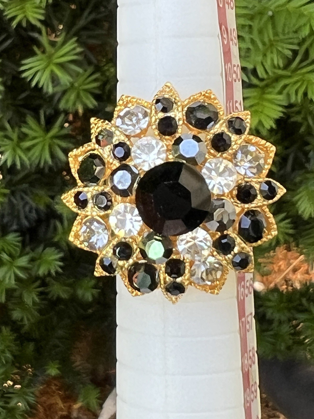 Vintage Gold Black Jewelry Lot —Damascene, Trifari, Sarah Coventry, Monet, More