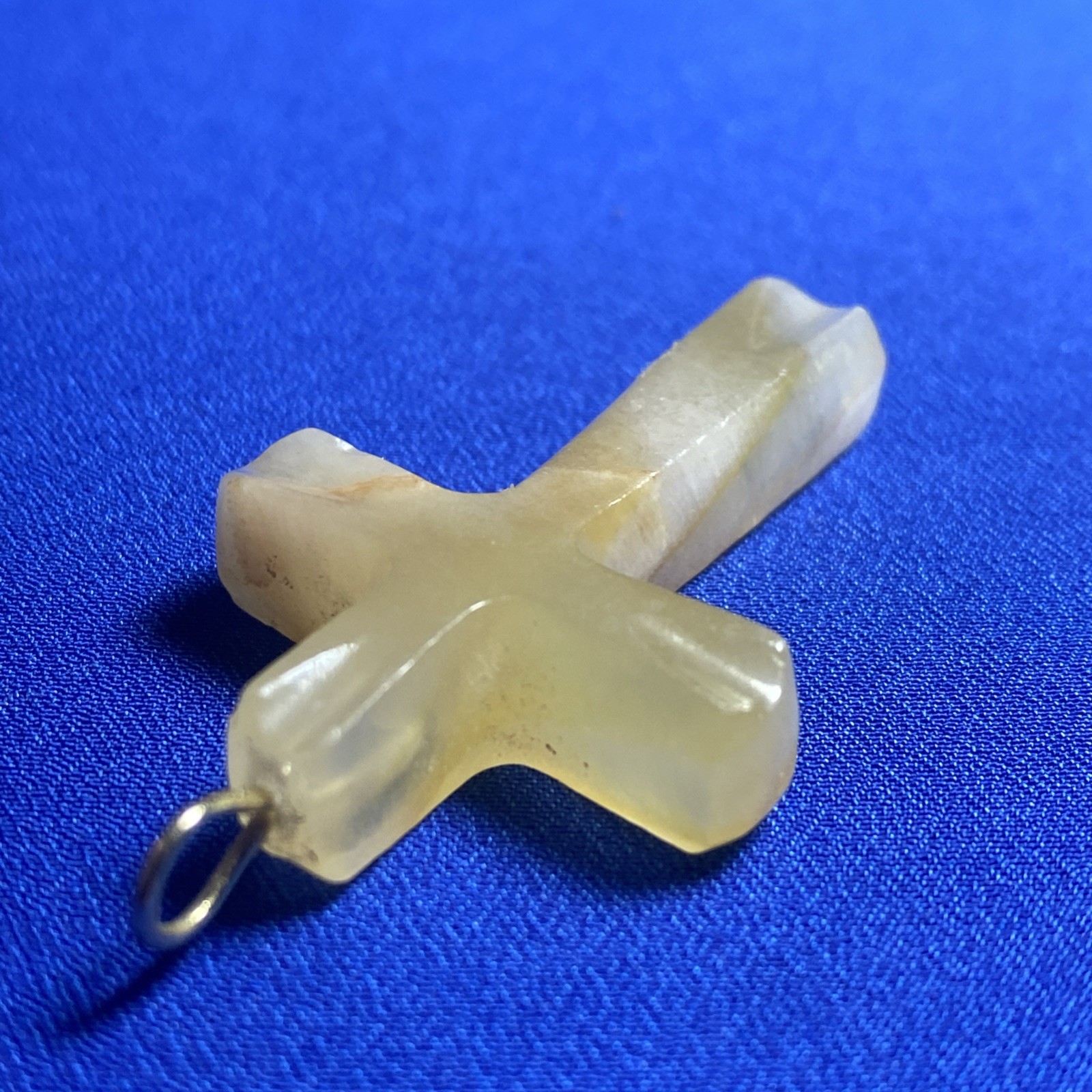 VINTAGE Cross Pendant –Shell/Mother-of-Pearl– 1.75”– Buyer to Confirm Material