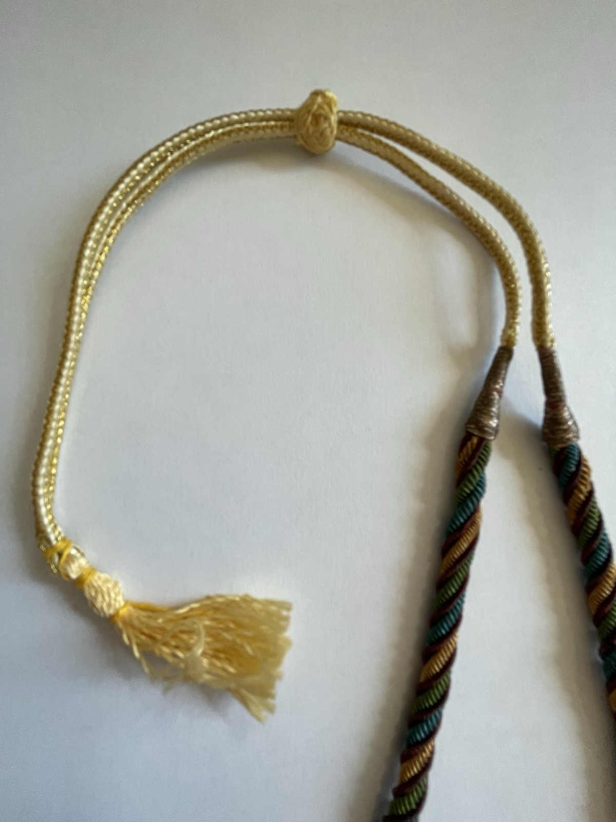 Vintage India Jadau Kundan Style Bollywood Gold Tone Bib Necklace