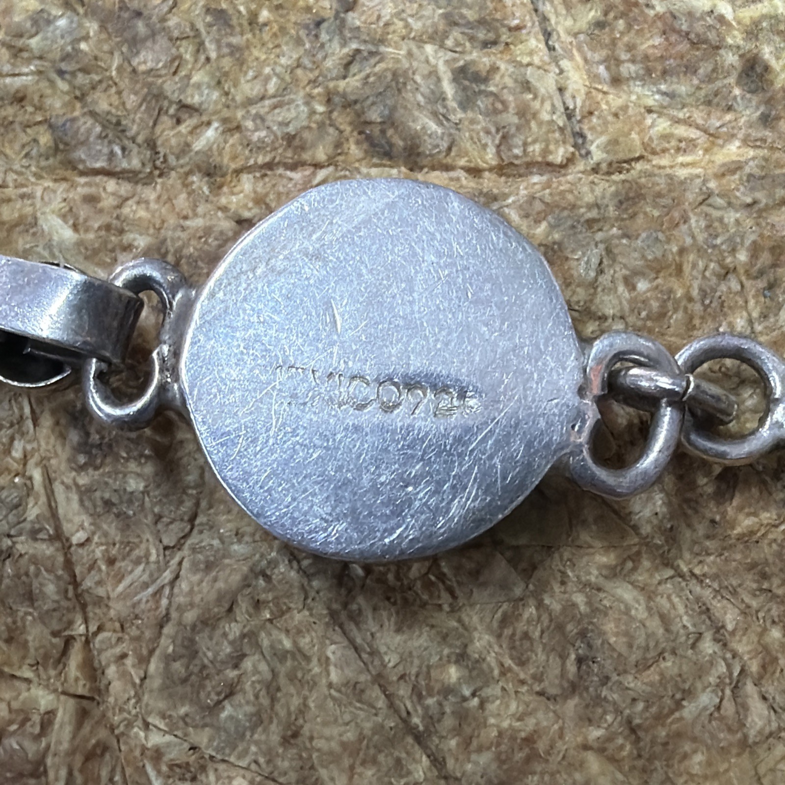 Vintage Rare Mexico 925 Sterling Silver Abolone Toggle Bracelet 30g