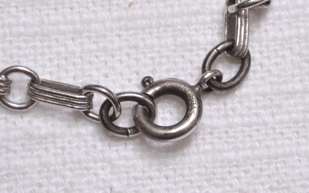 Vintage U.S. Naval Academy 9 Charm Bracelet 1960s 925 Sterling (Partial) USNA