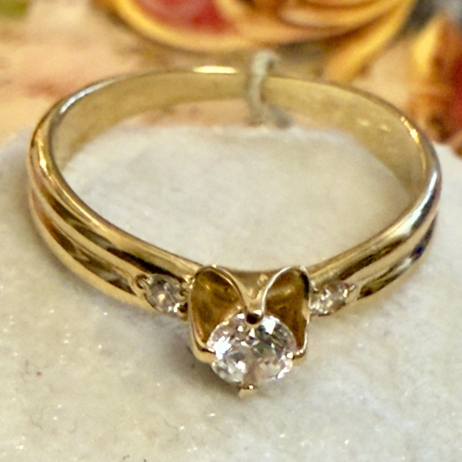 Size 6.25 – Fabulous Vintage 585 14K Gold Ring – East European – #1539