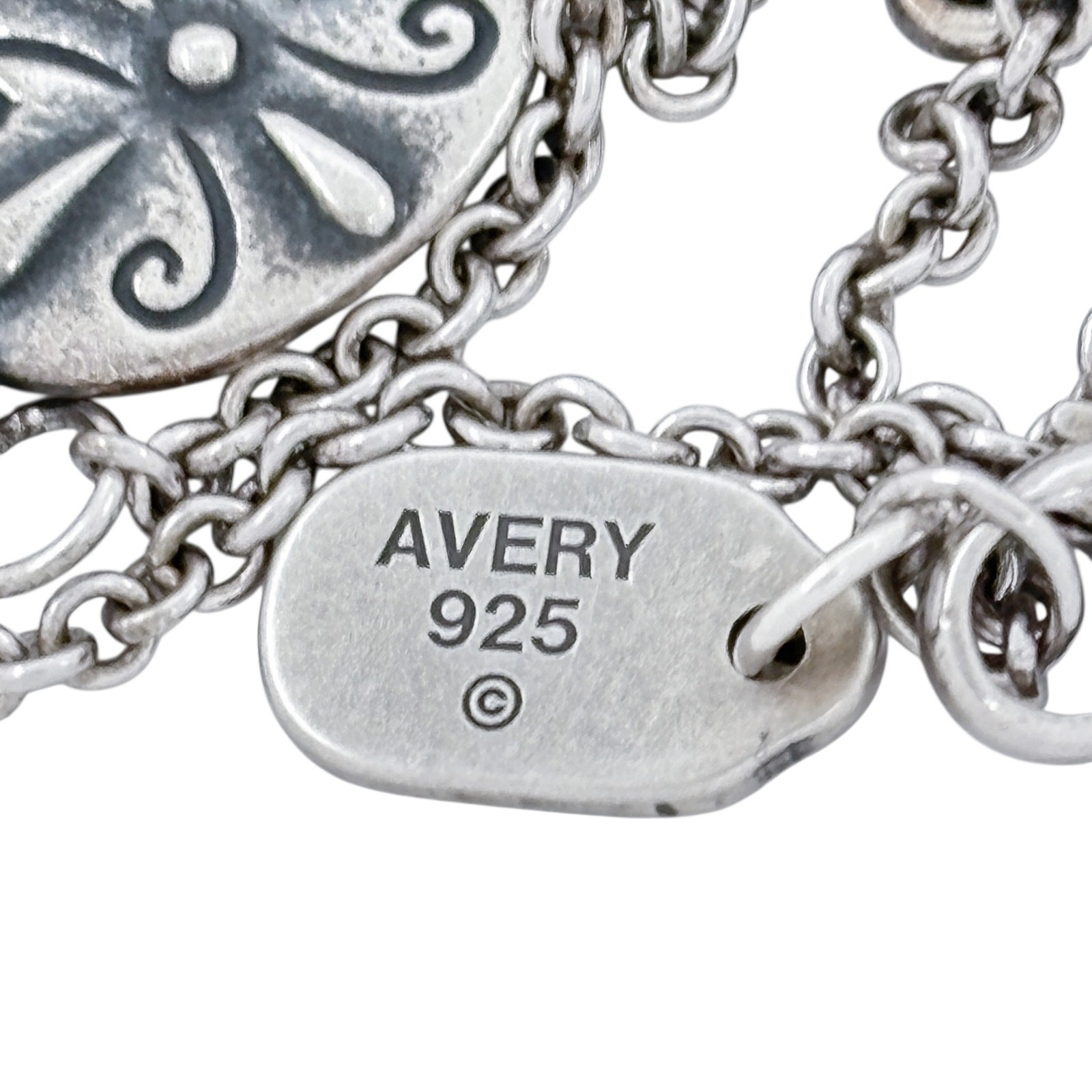 Retired James Avery Sterling Silver 925 Madeira Station Necklace 15″-16″-17″
