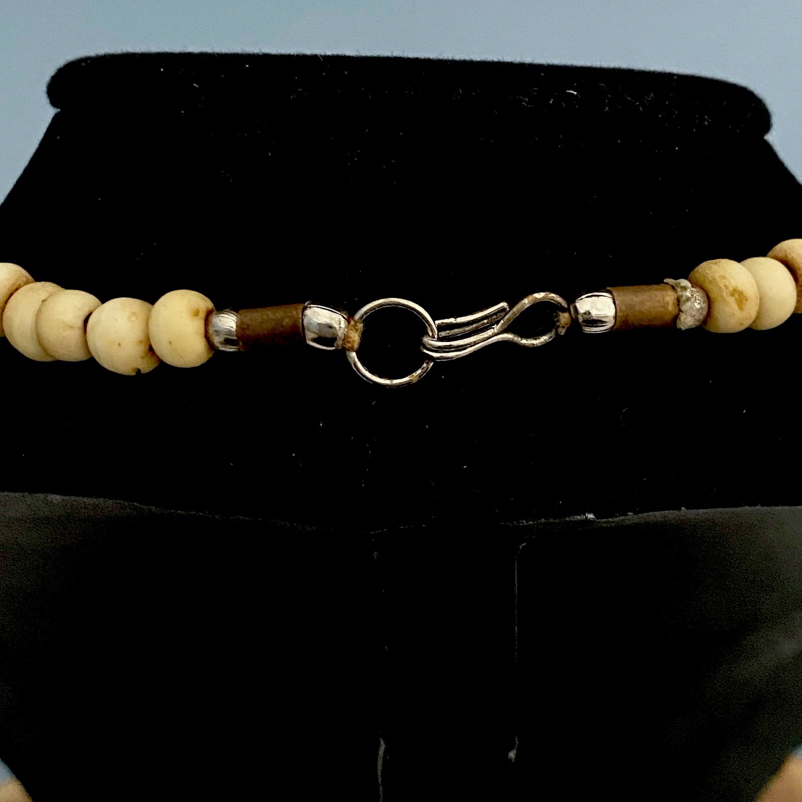 African Tribal Bib Necklace Statement Beaded Vintage Bohemian Native Ethnic