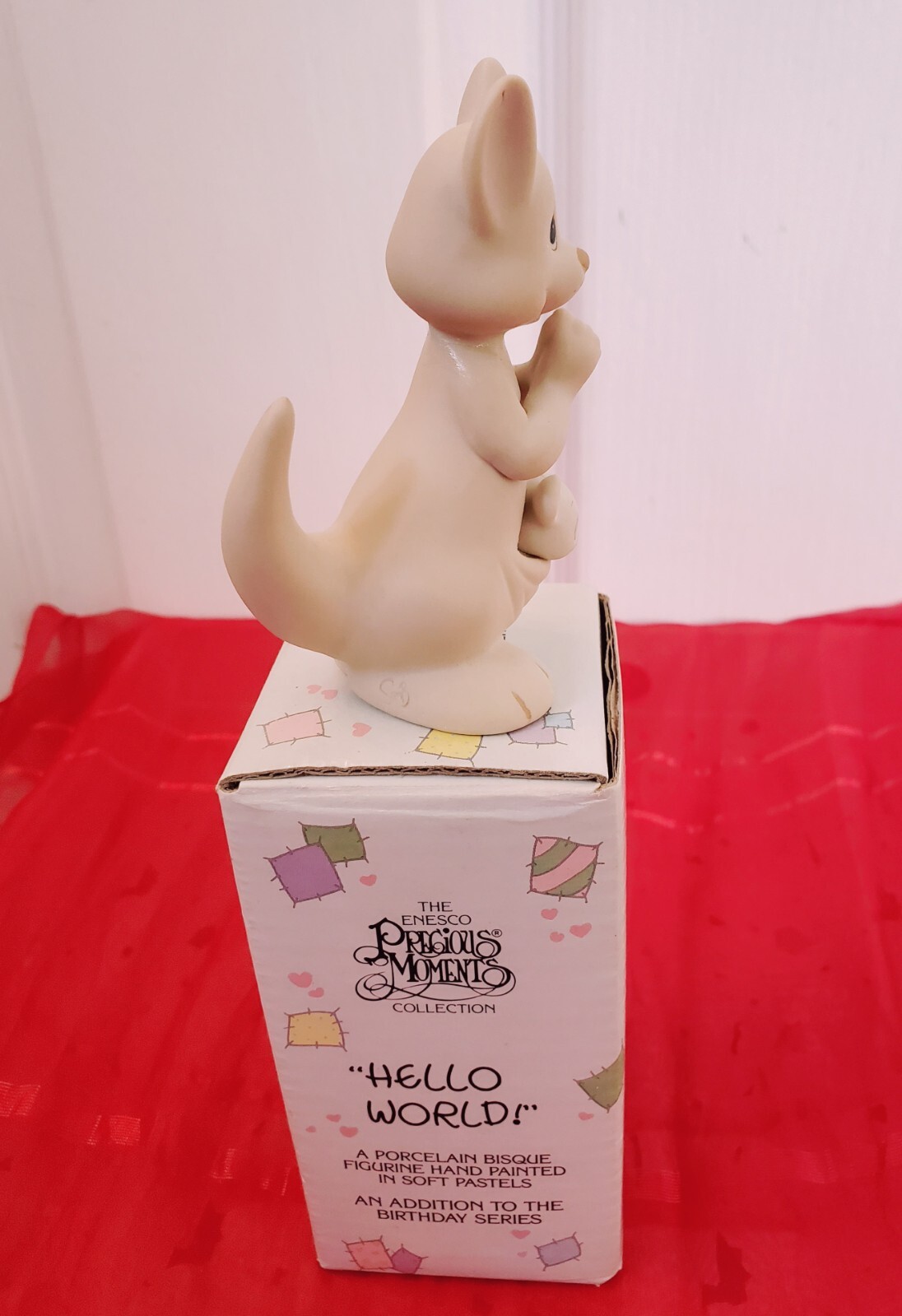 Vintage Collectable 1988 Samuel J. Butcher ENESCO HELLO WORLD Porcelain Figurine