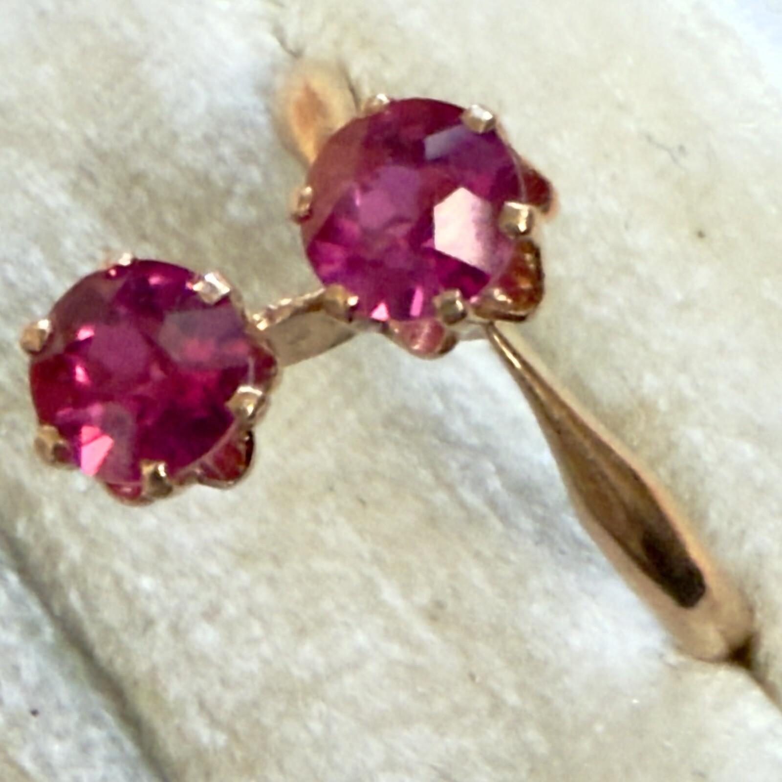 Size 10 – Fabulous Vintage 583 14k Rose Gold Ring – East European USSR Era #1592