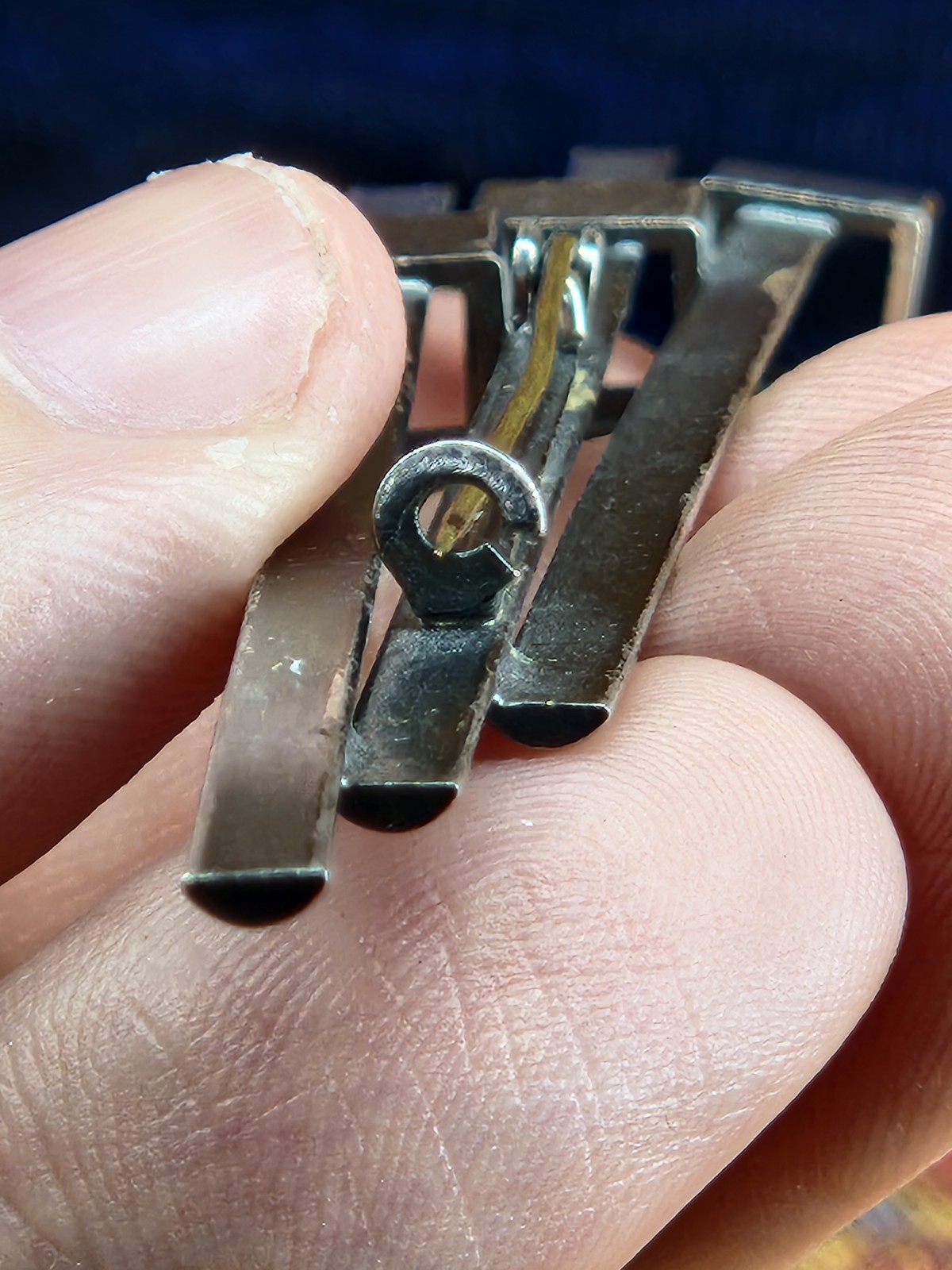 Mid-Century Modern Vintage Brutalist Pin Brooch-Unknown Artist