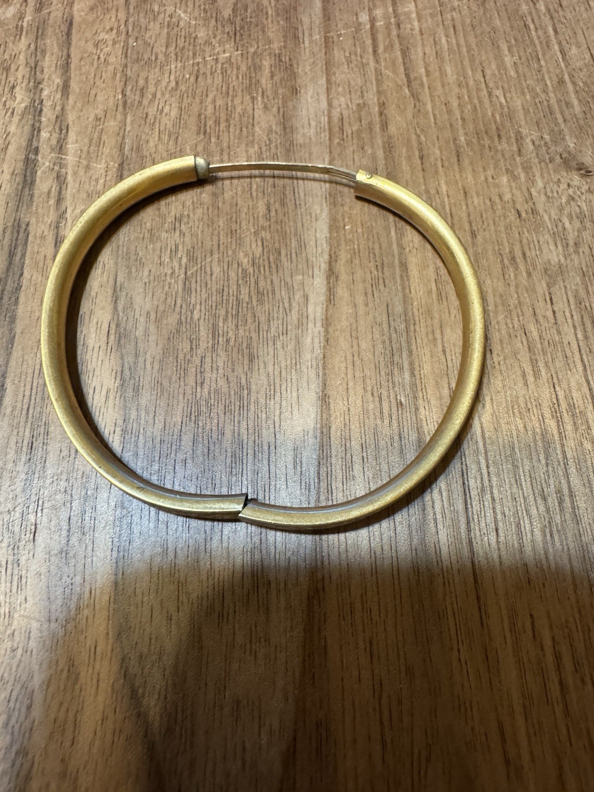 Vintage 1/20th 12K Yellow Gold Filled Floral Repousse 5 mm Bangle Bracelet~91 Gr