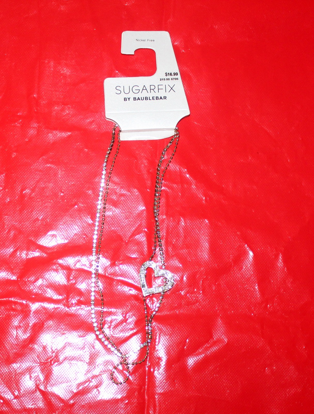 Sugarfix by Baublebar Nickel Free Necklace with Heart Pendant *NEW*
