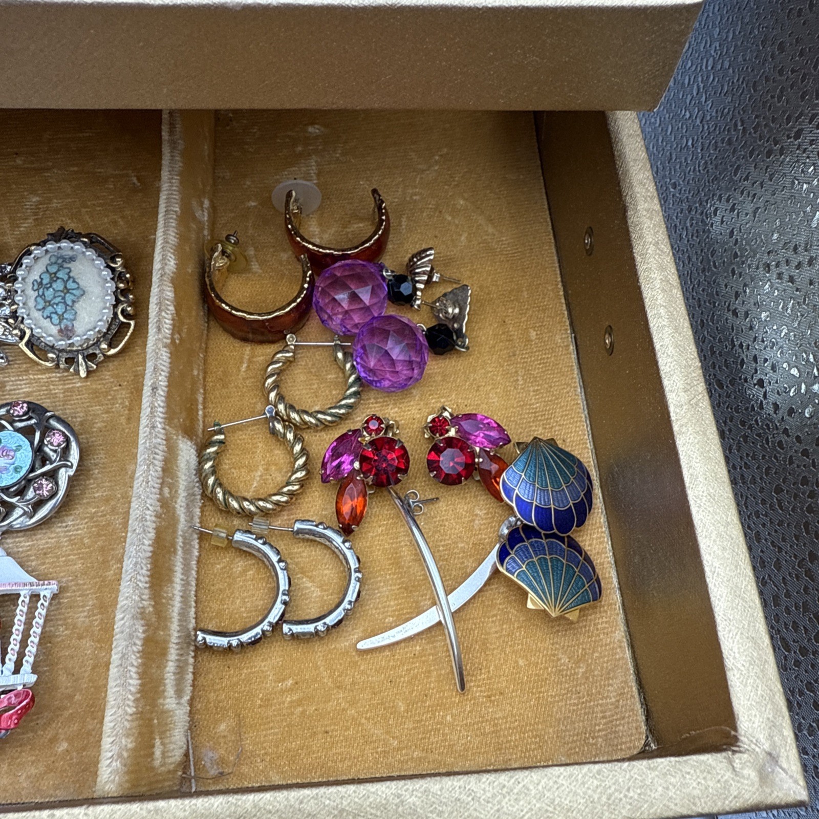 Massive Lady Buxton Filled With Vintage Jewelry READ