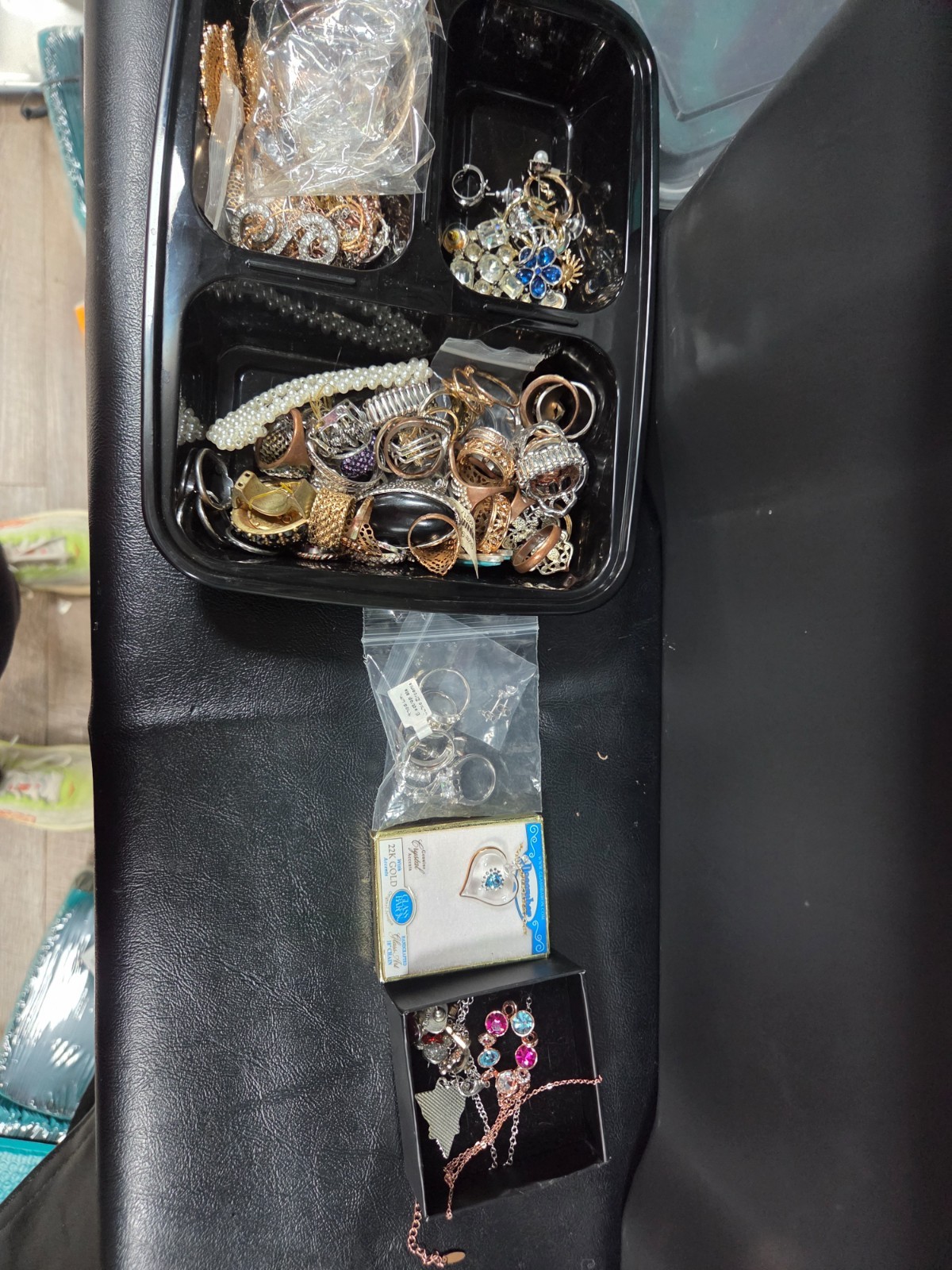 Storage unit find- tote full of jewelry sterling silver