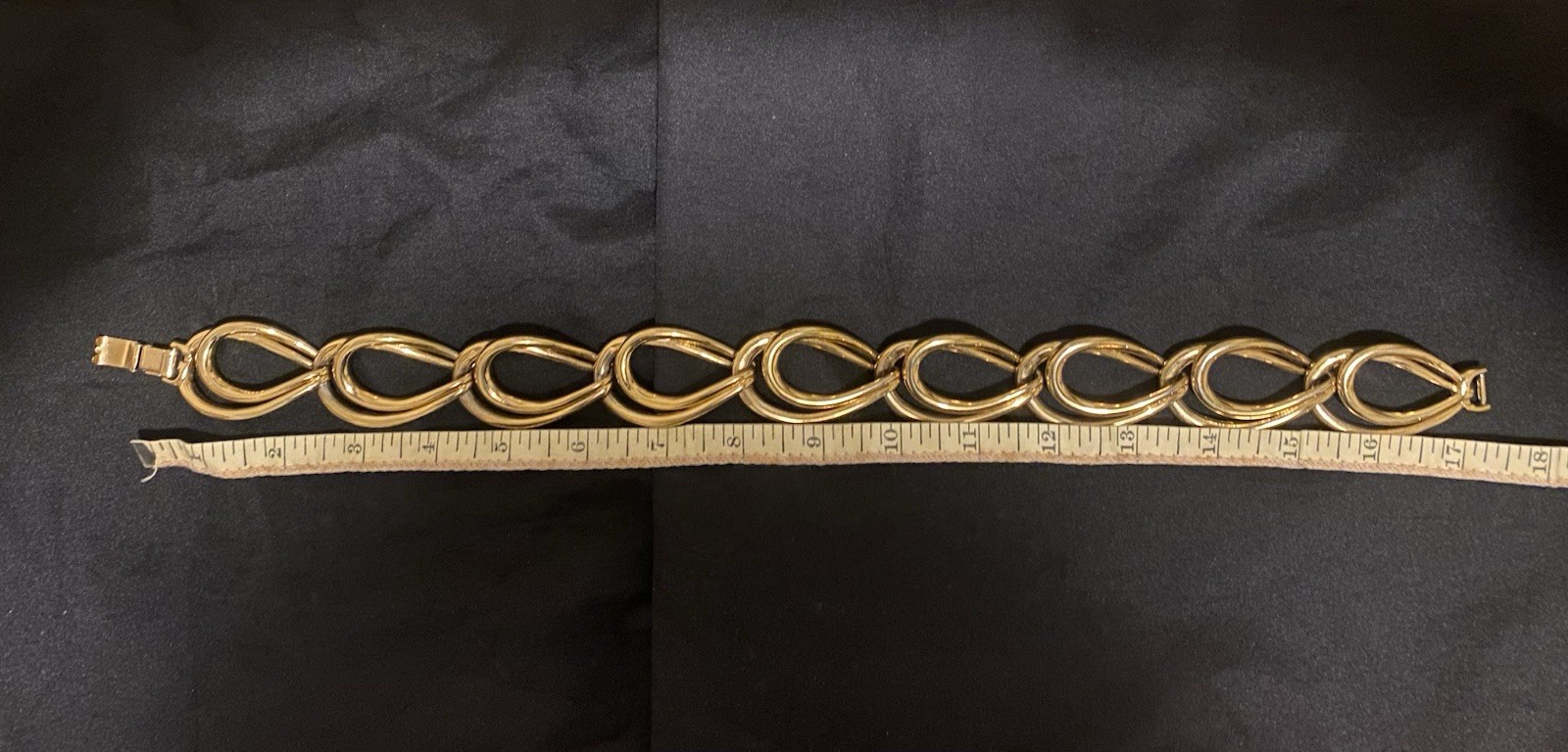 Givenchy Statement Necklace Chunky Gold Tone Signed Vintage