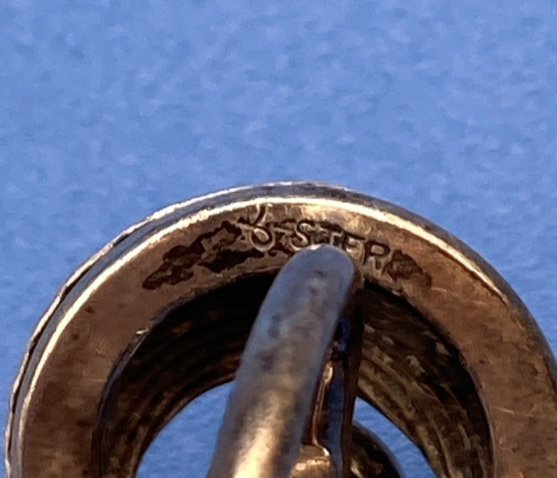 Vintage RING Sterling Silver sz 6 unknown signed Artisan Modernist design 4.2 g